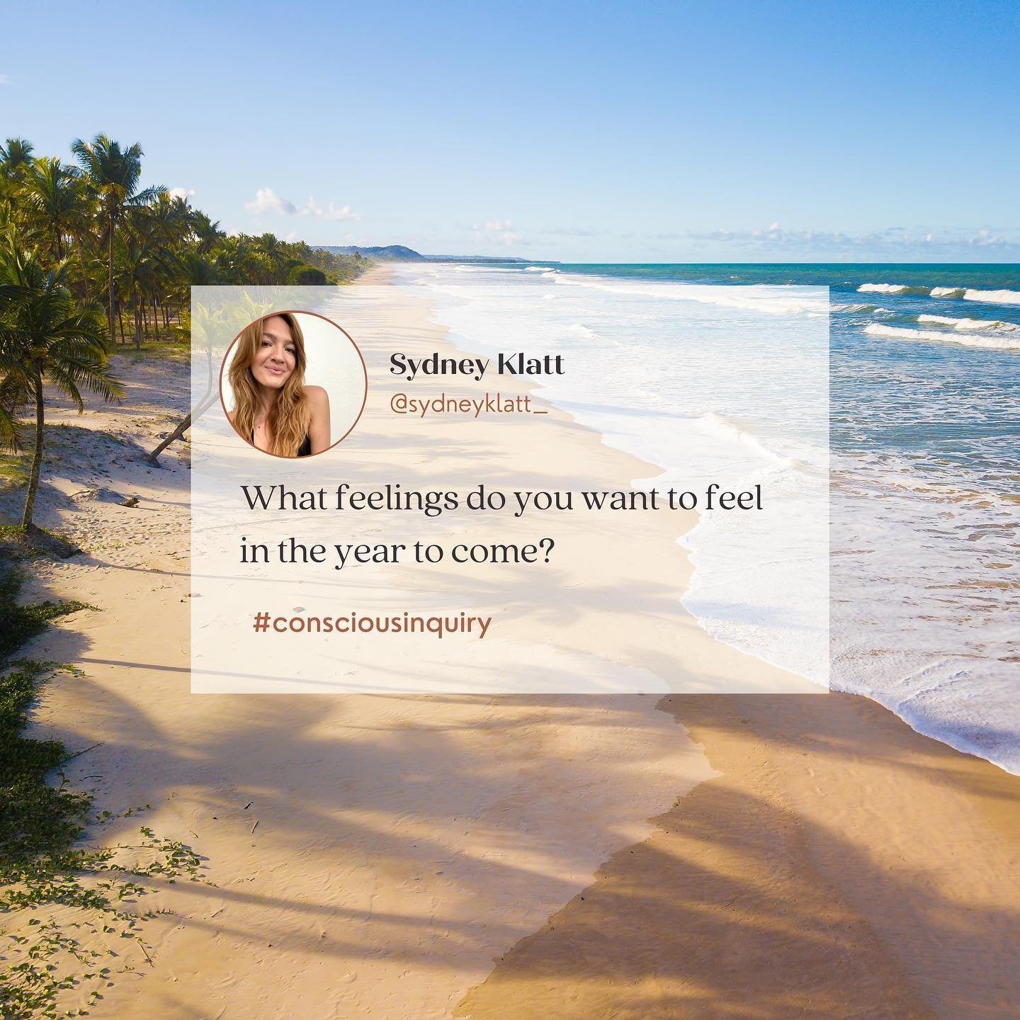 ✨What feelings fo you want to feel in the year to come?✨ 
_______________________________

Rather thank focusing on accomplishments, consider what it would be like to create the conditions for your preferred feelings for this year. What are those fee