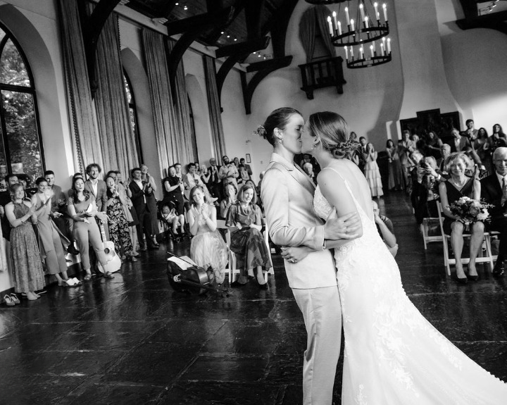 Wave Hill Gardens, Bronx New York Indoor Wedding Ceremony