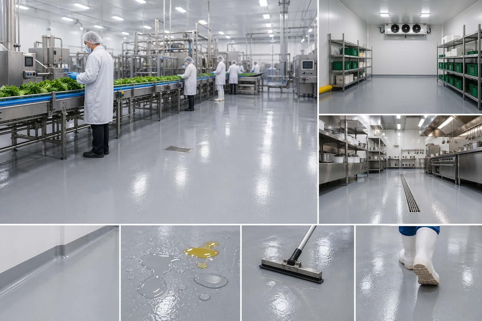 Pisos Epóxicos en la industria alimenticia: cumplimiento sanitario y eficiencia operativa