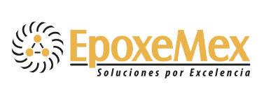 Logotipo de EpoxeMex con el eslogan 'Soluciones por Excelencia'.
