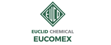 Logotipo de Euclid Chemical y Eucomex con símbolo geométrico