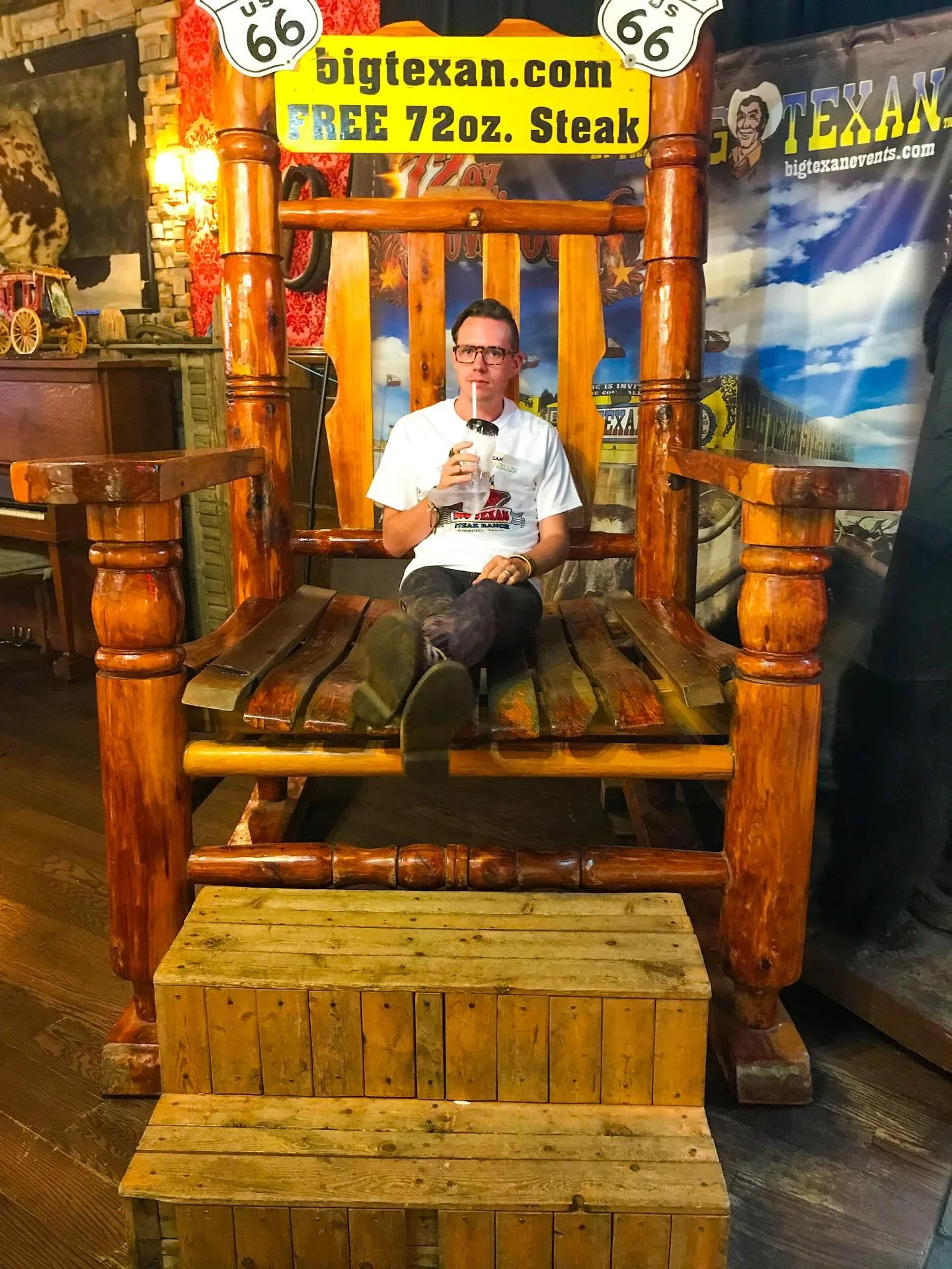 &ldquo;I needed to saunter up on that stage, plunk myself down, and sign away my right to sue The Big Texan if my heart stops working.&rdquo; 

Today, we&rsquo;ve got a special story to share: the first chapter of a book I never published, about my v