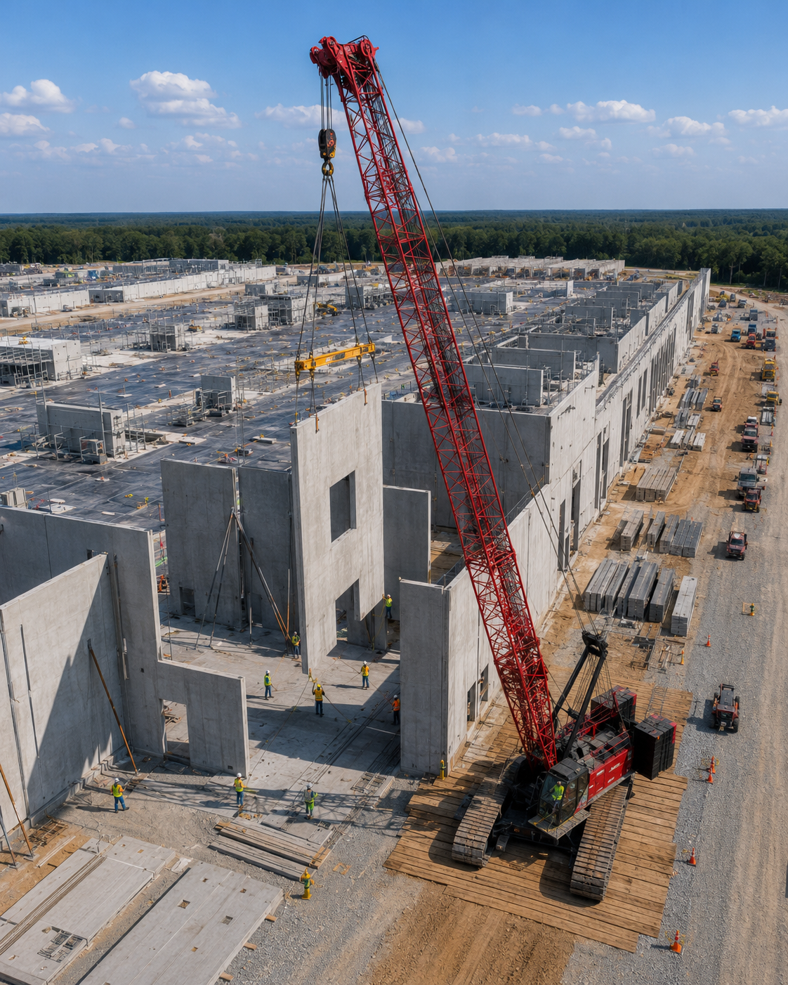 Crane Path and Buried Utility Risk Evaluation for Data Center