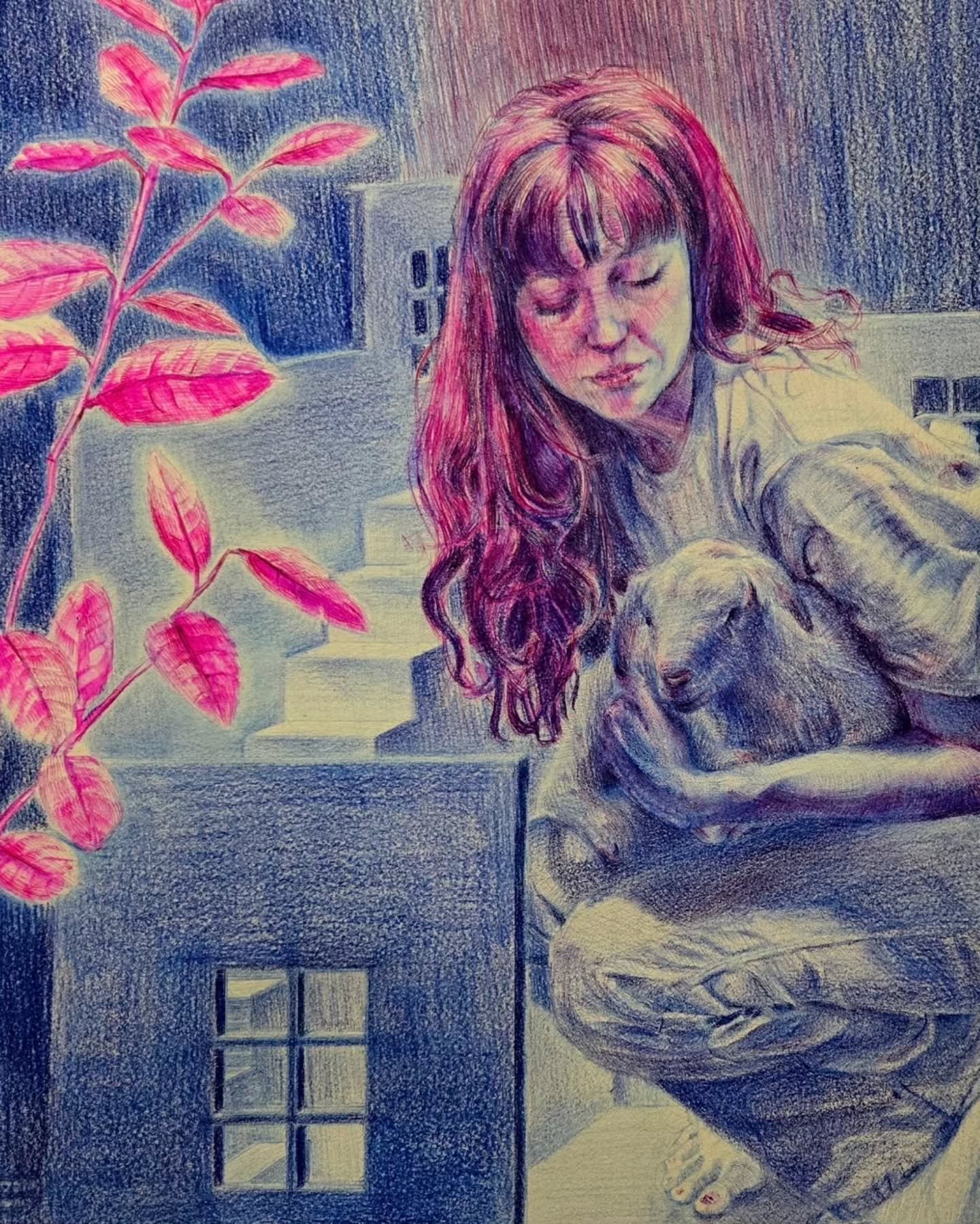 A little sneak peak of my newest drawing, which is on display as a part of my featured artist exhibition at Climbing Wolf Cafe in Dobbs Ferry, New York! There will be a &quot;Meet the Artist Night&quot; this Friday, January 10th, starting at 7 pm. Co