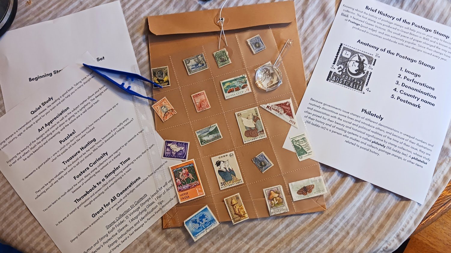 Undercover Stamp Collector Kit
