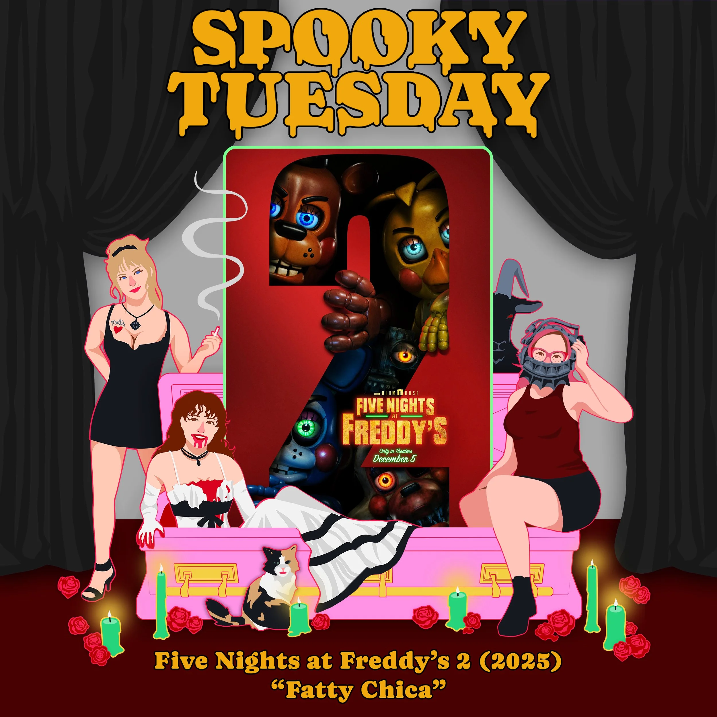 Five Nights at Freddy’s 2 (2025): “Fatty Chica”