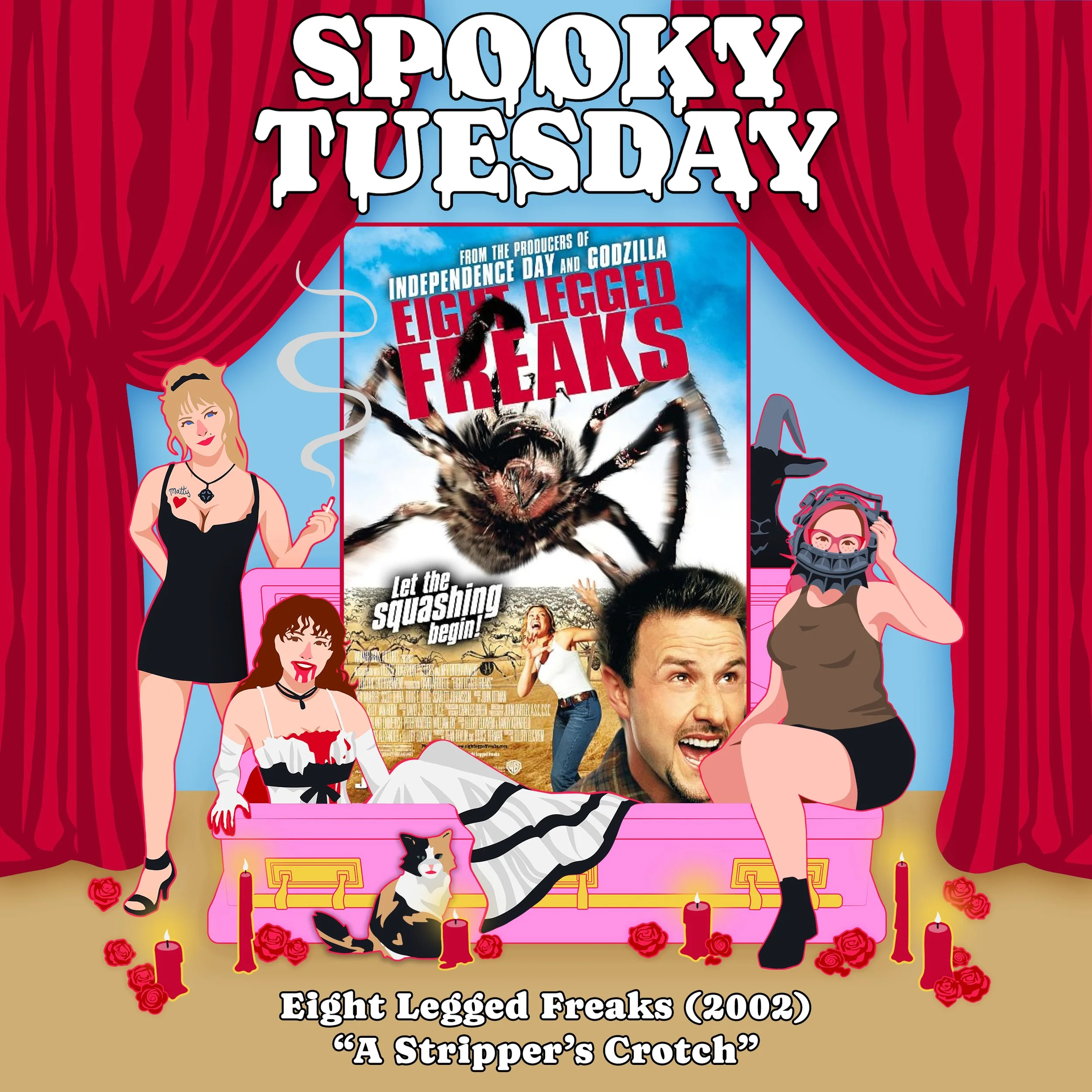 Eight Legged Freaks (2002): “A Stripper’s Crotch”