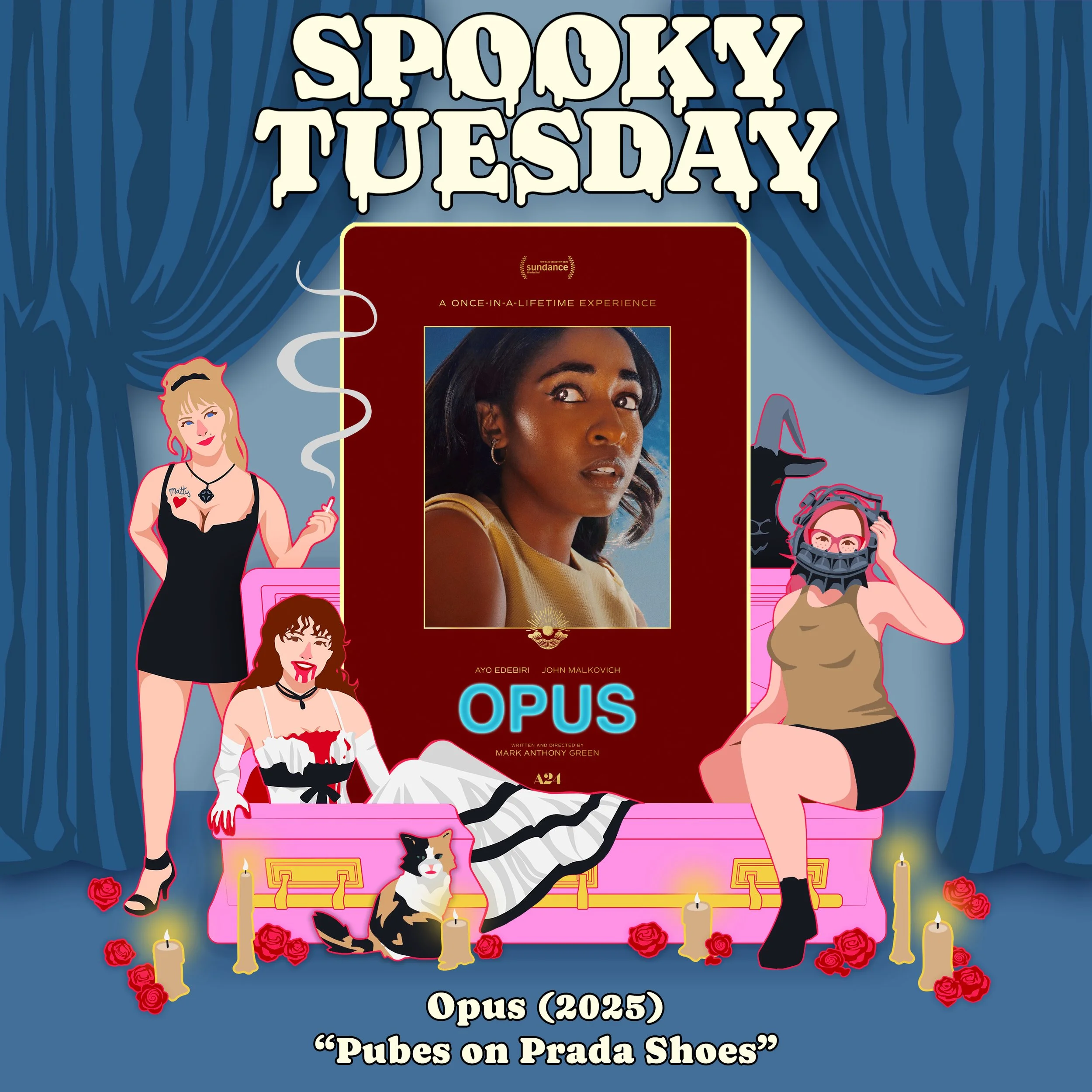 Opus (2025): “Pubes on Prada Shoes”