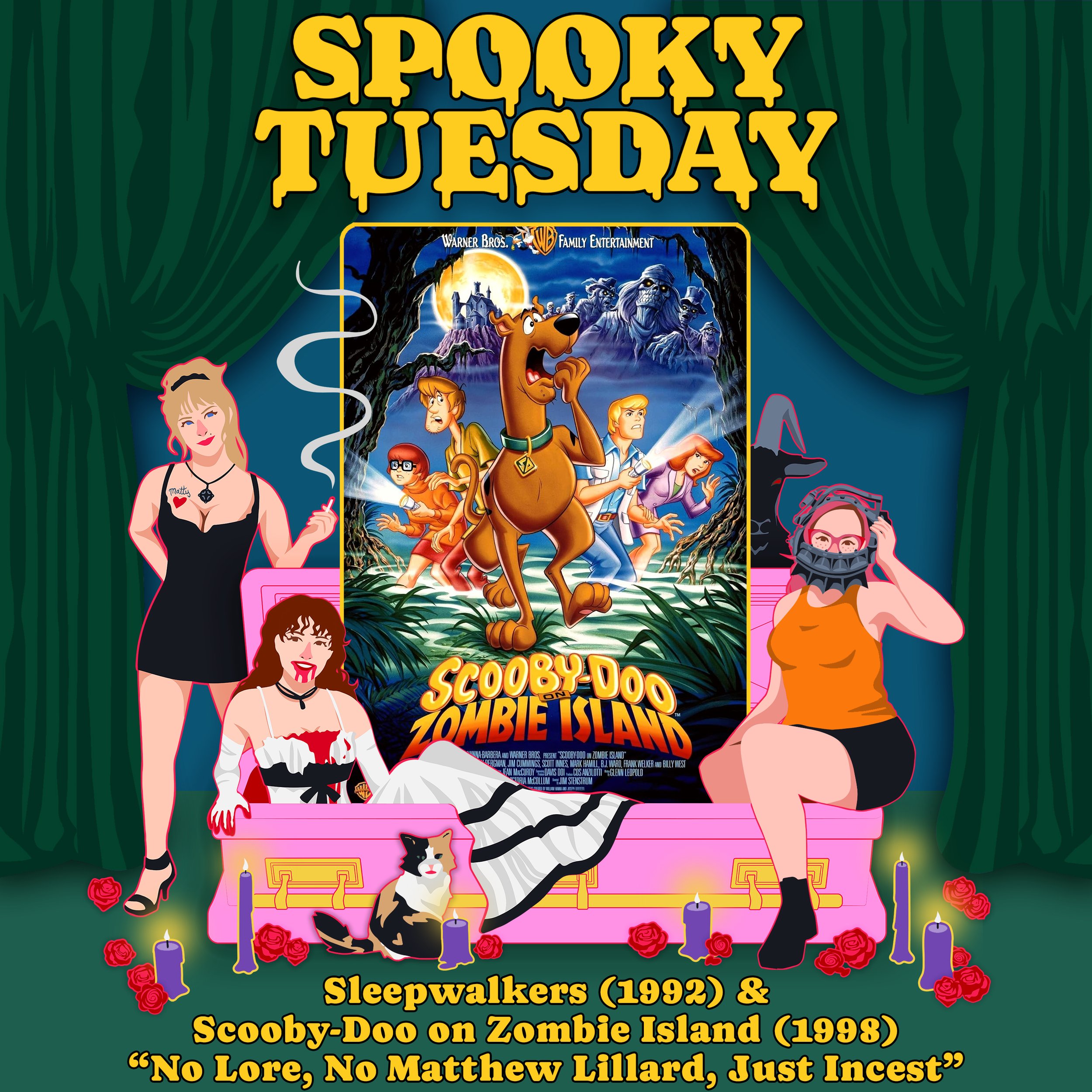 Sleepwalkers (1992) & Scooby-Doo on Zombie Island (1998): "No Lore, No Matthew Lillard, Just Incest"