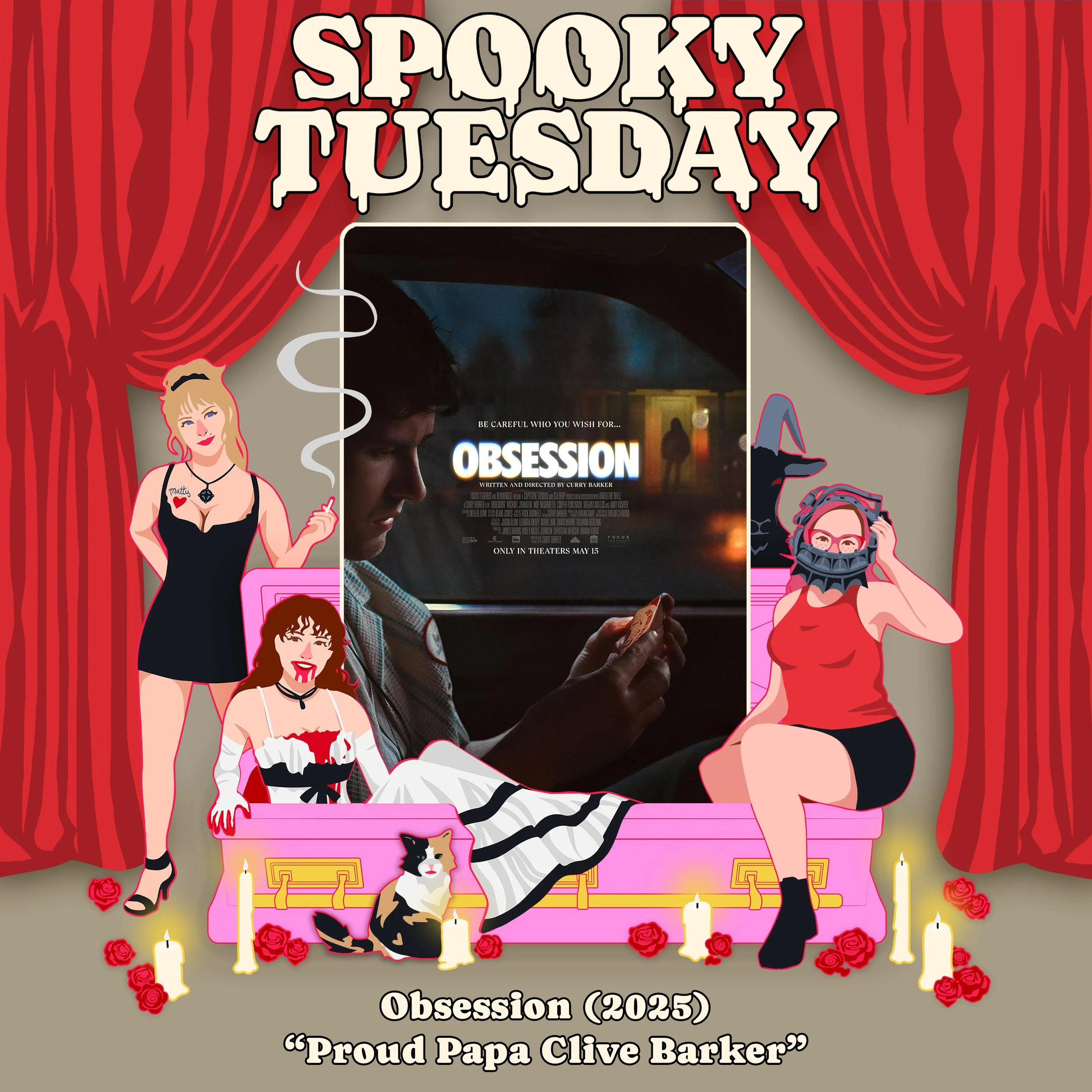 Obsession (2025): "Proud Papa Clive Barker"