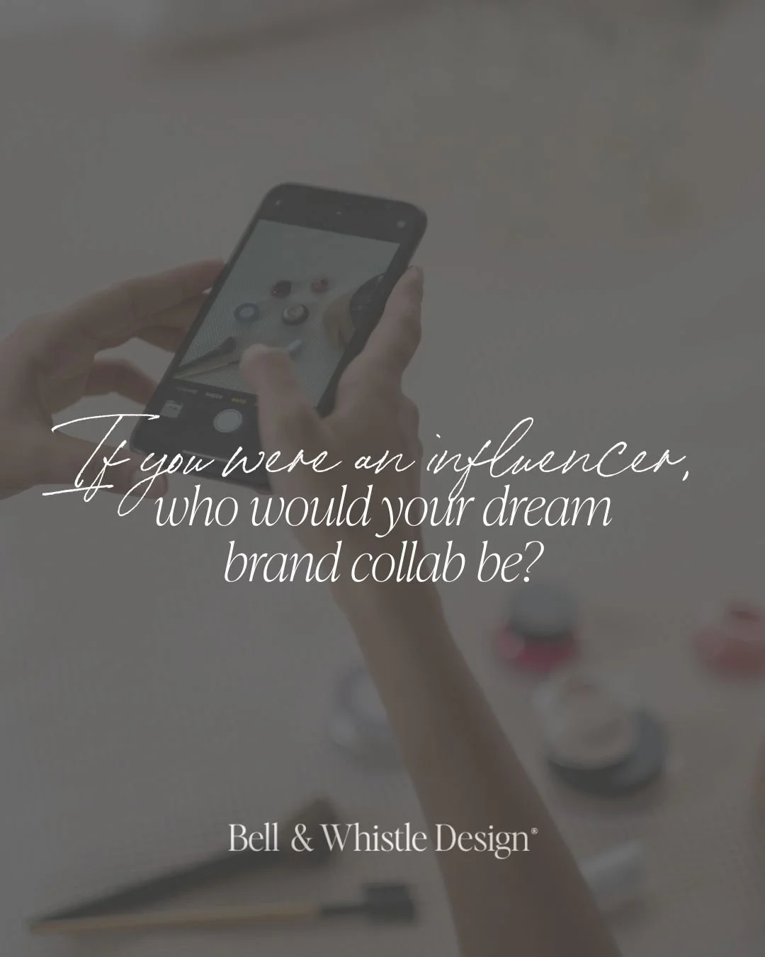 If you were an influencer, who would your dream brand collab be?

From lifestyle labels to design obsessions, here&rsquo;s who made our team&rsquo;s shortlist!

Because behind every brand strategy meeting is a group of women who love great branding j