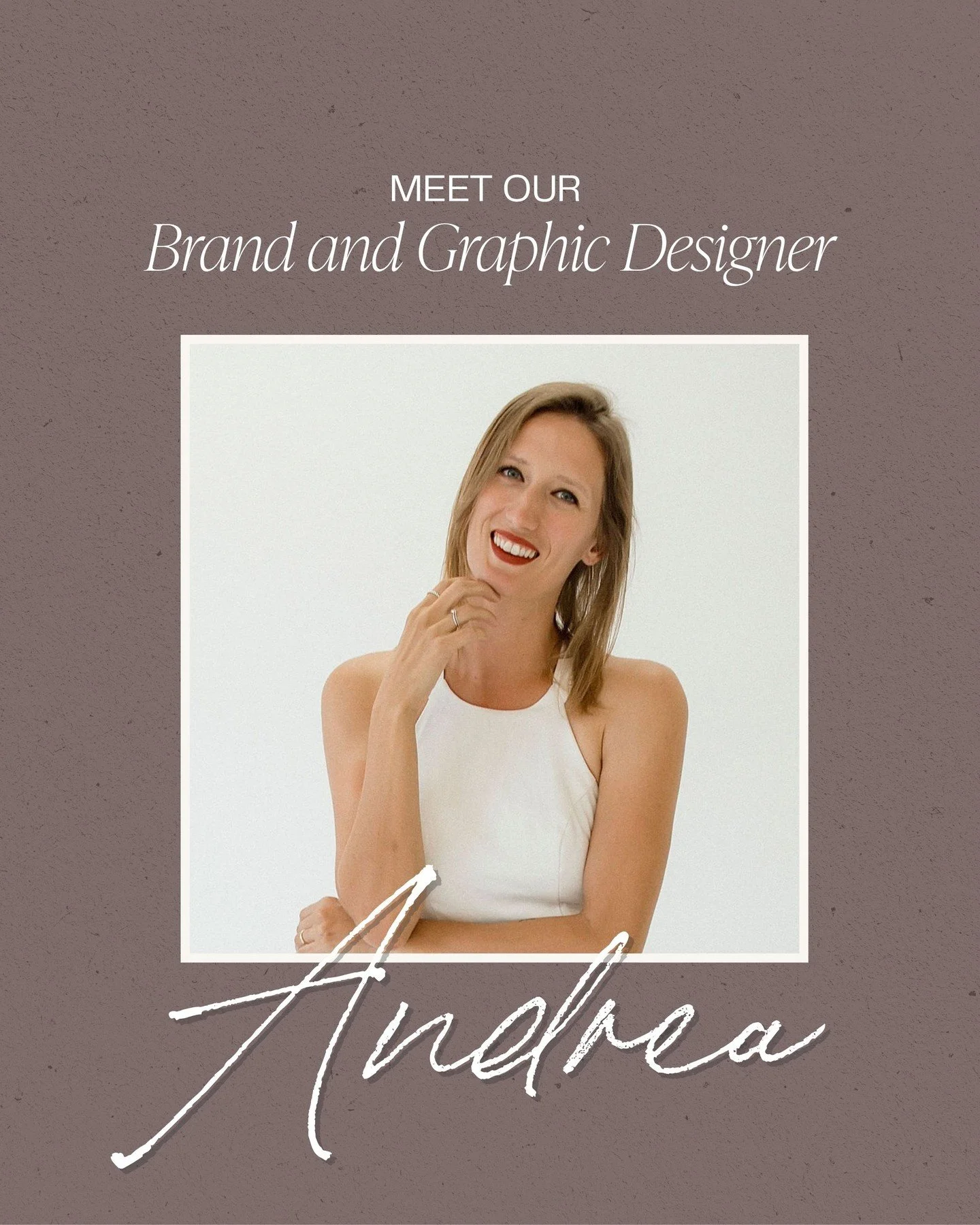 Meet Andrea, our Brand and Graphic Designer!

As one of the creative forces behind so many of the brands you see come to life here at Bell &amp; Whistle, Andrea has a gift for turning strategy into something visual.

She&rsquo;s a master at transform