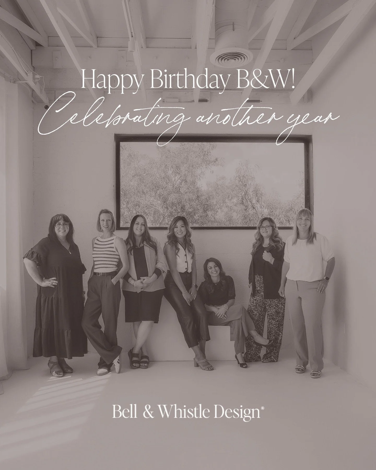 B&amp;W is another year older! 

We&rsquo;ve grown, reimagined, designed our hearts out&hellip;and had way too much coffee along the way (just kidding, no such thing). What started as a dream turned into a studio filled with creativity, laughter, and