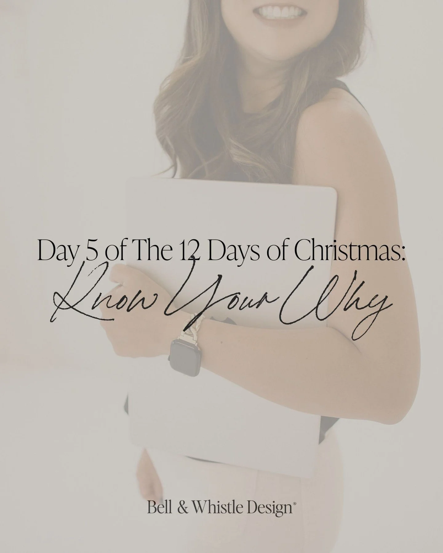 Day 5 of The 12 Days of Christmas: Know Your Why

A pretty brand without purpose won&rsquo;t hold up.

Your &ldquo;why&rdquo; is the reason your brand exists beyond the sale.
It&rsquo;s the heartbeat behind the visuals.
The purpose that keeps your st