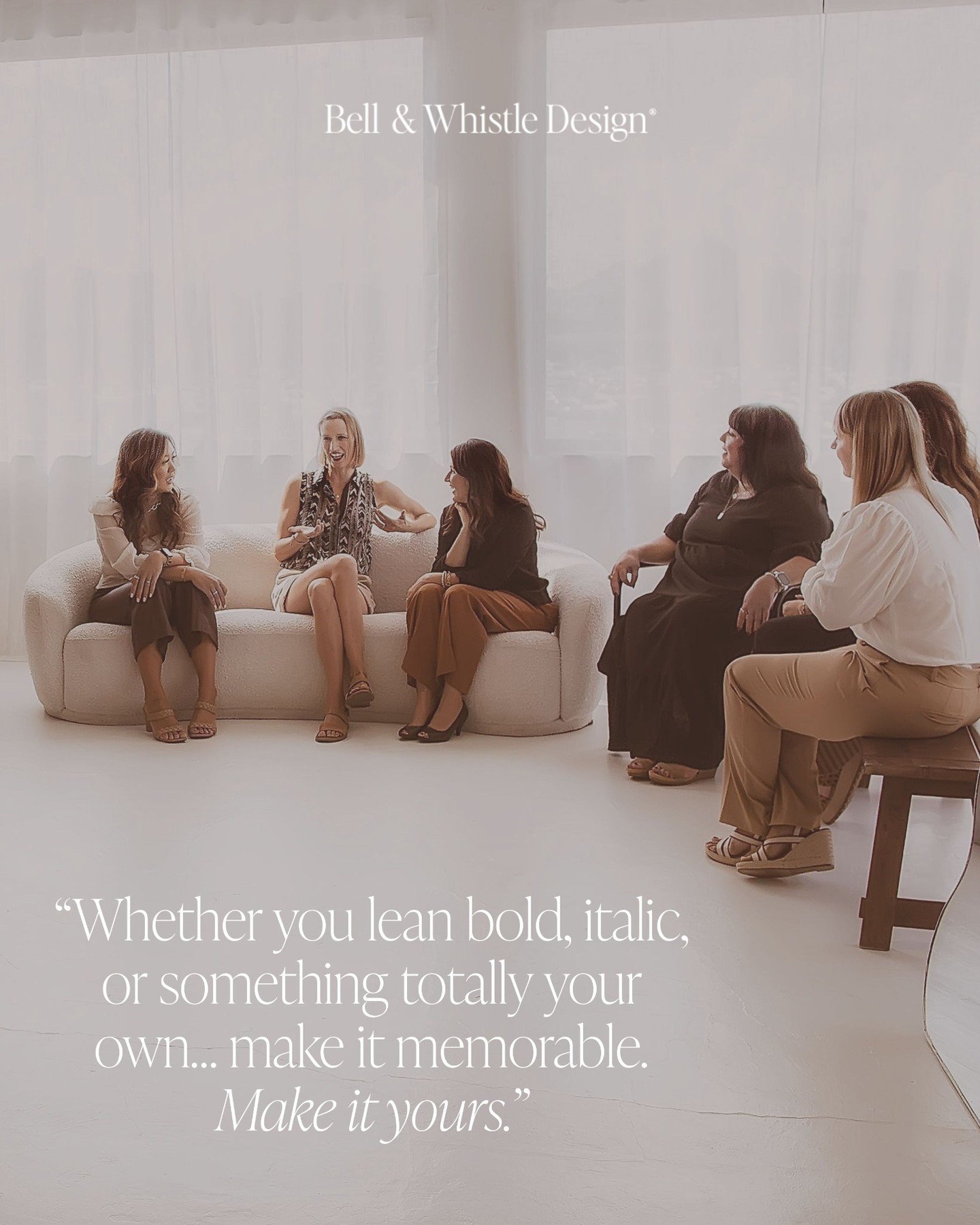 &ldquo;Whether you lean bold, italic, or something totally your own&hellip; make it memorable. Make it yours.&rdquo;

Because the best brands aren&rsquo;t built by playing it safe.
They&rsquo;re built by choosing a direction, owning your voice, and s