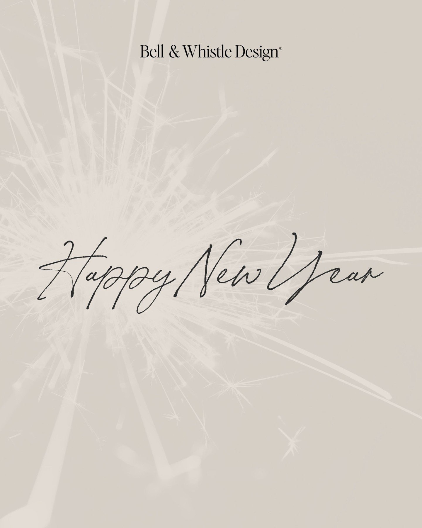 Happy New Year, friends!

A new year means new ideas, new creativity, and new opportunities to grow.

Cheers to the next chapter! We can&rsquo;t wait to build it with you.✨

#HappyNewYear2026 #SmallBusinessOwner #BellandWhistleDesign