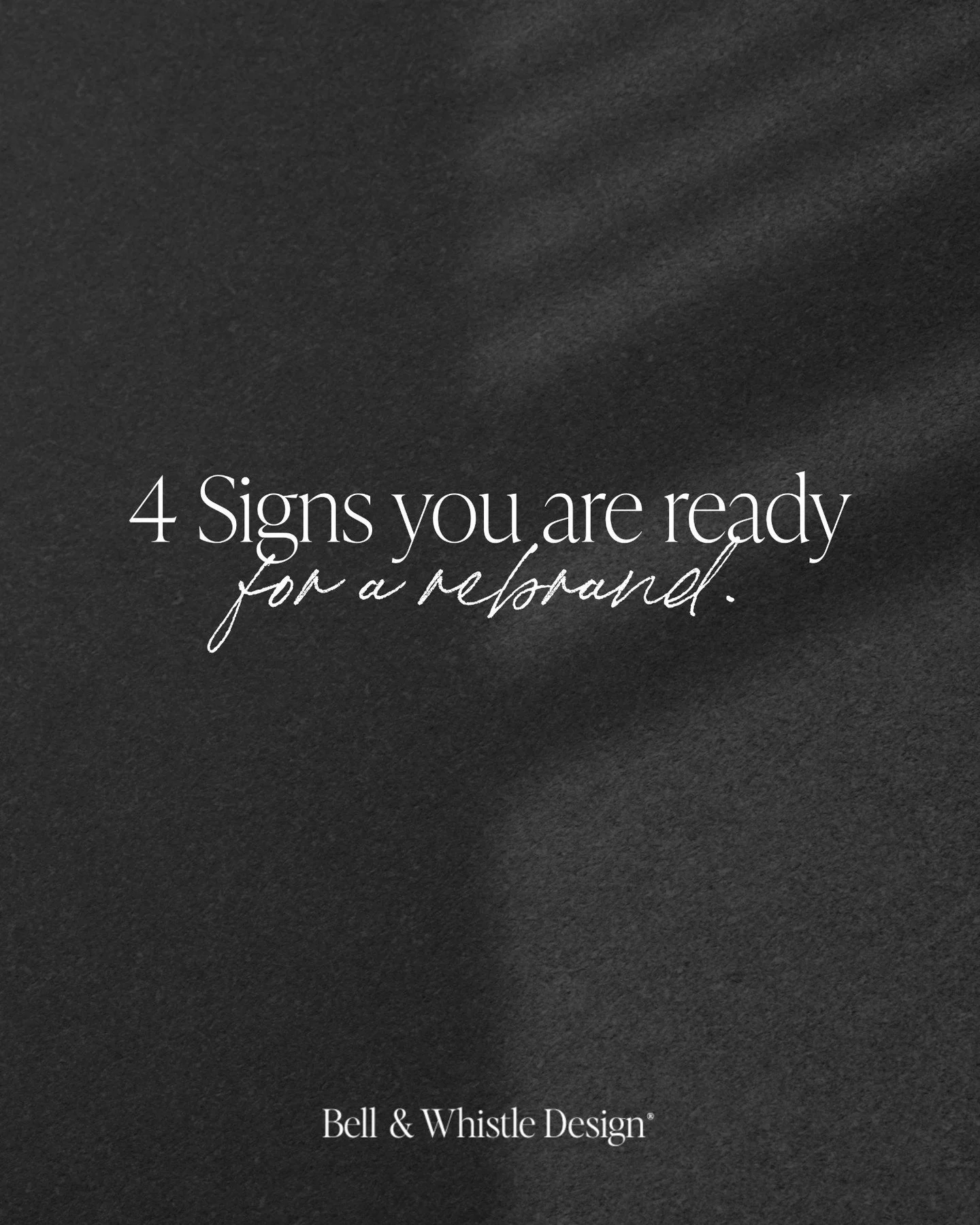 Your brand should reflect who you are today, and where you&rsquo;re headed next.

Maybe your audience has changed. Maybe your expertise has grown. Maybe your brand is still living in a chapter you&rsquo;ve already outgrown. Those aren&rsquo;t problem