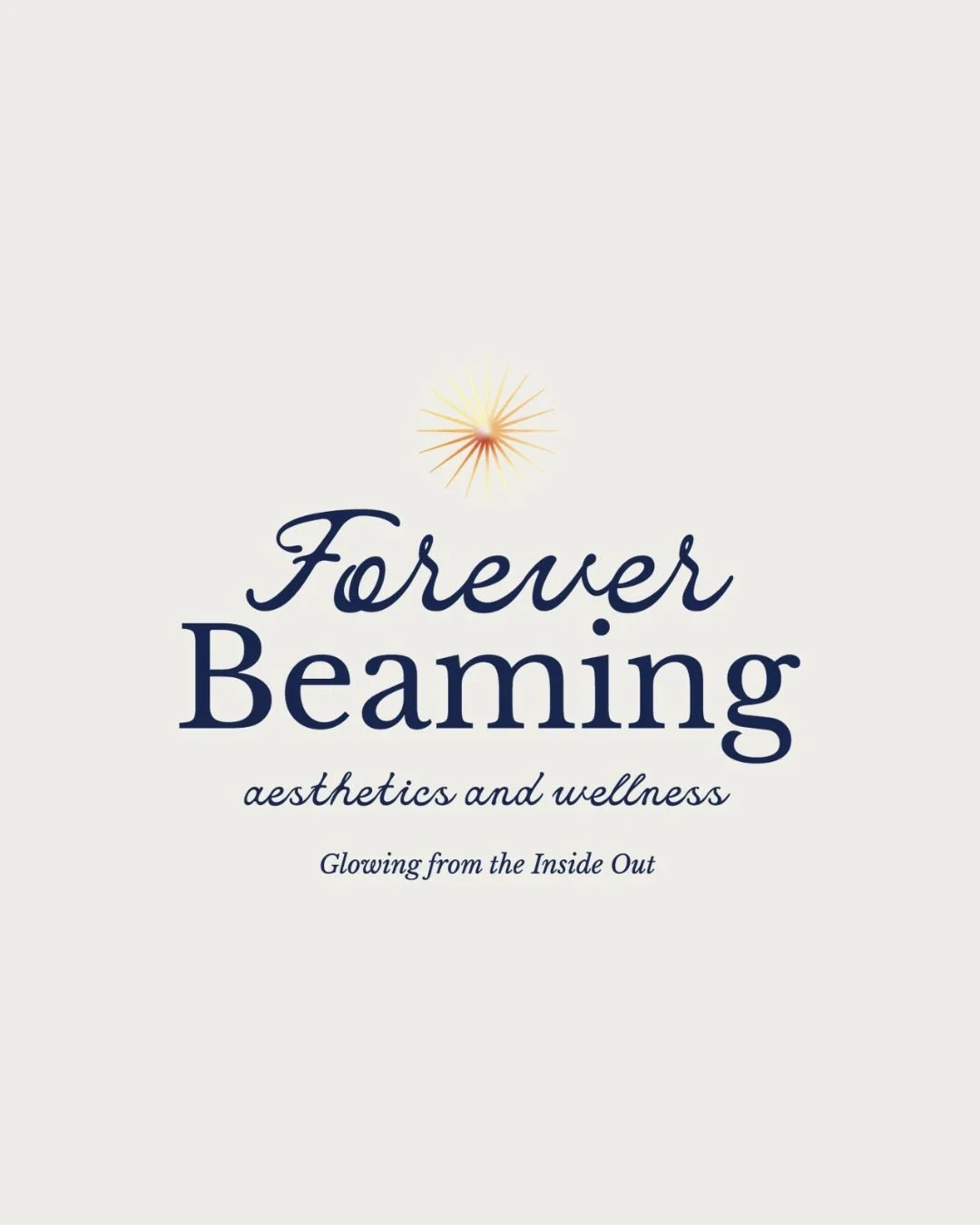 This one radiates intention. ✨

Forever Beaming&rsquo;s brand was designed to feel the way their clients want to feel: calm, confident, supported, and glowing from the inside out.

From the soft, handmade gradients to the warm sun-inspired details, e