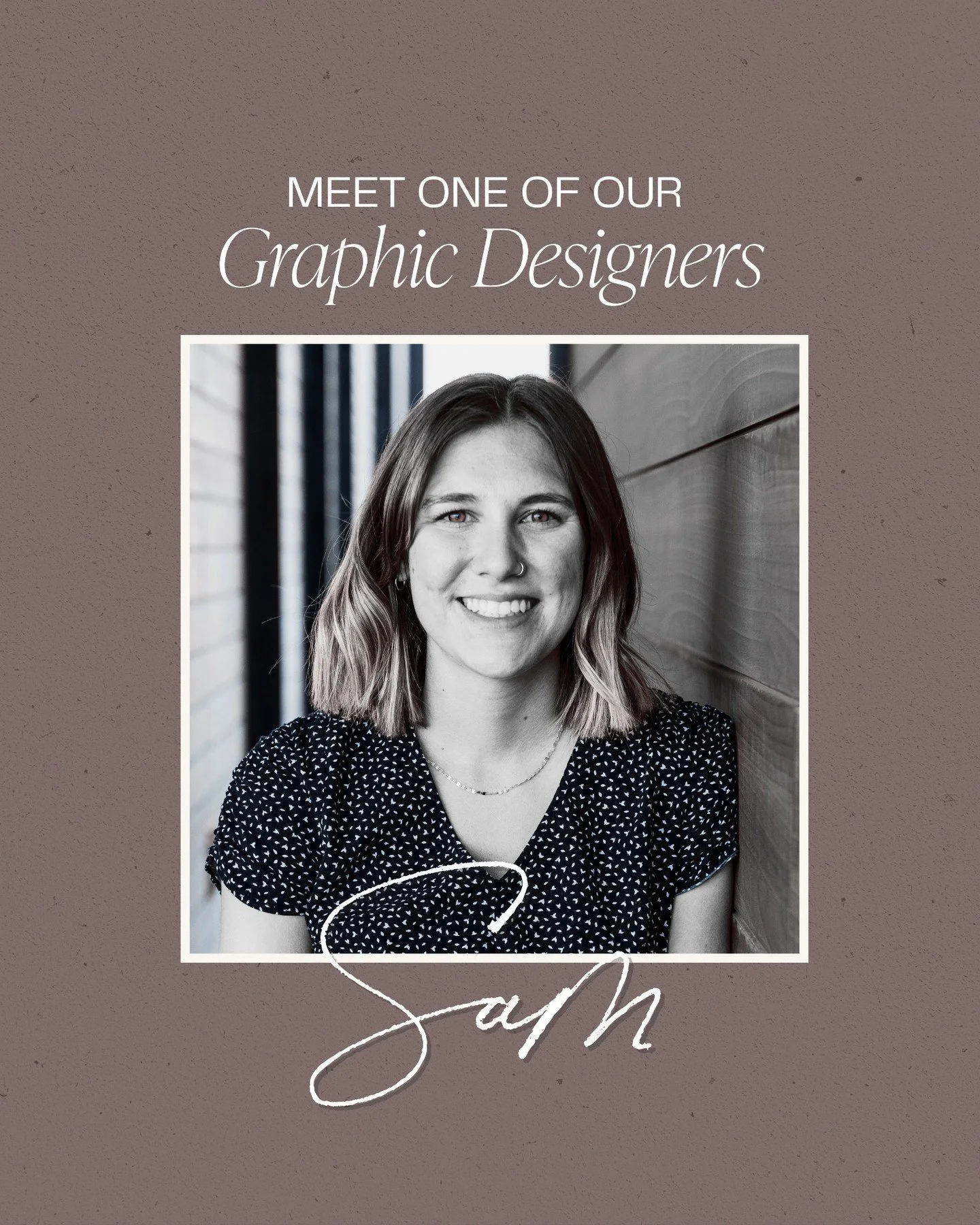 Some of the best parts of our work happen at the very beginning. The rough sketches. The first ideas. The moment something starts to take shape.

That&rsquo;s where Sam shines.

As one of our graphic designers, Sam works closely with our a la carte a