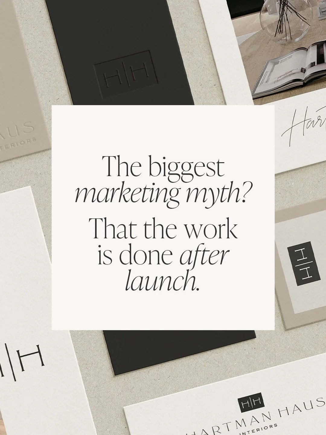 There's a misconception that once your brand launches, your website goes live, or your marketing plan is in place... you're done.

In reality, that's when the real work begins.

Your business will grow. Your customers will change. New opportunities w