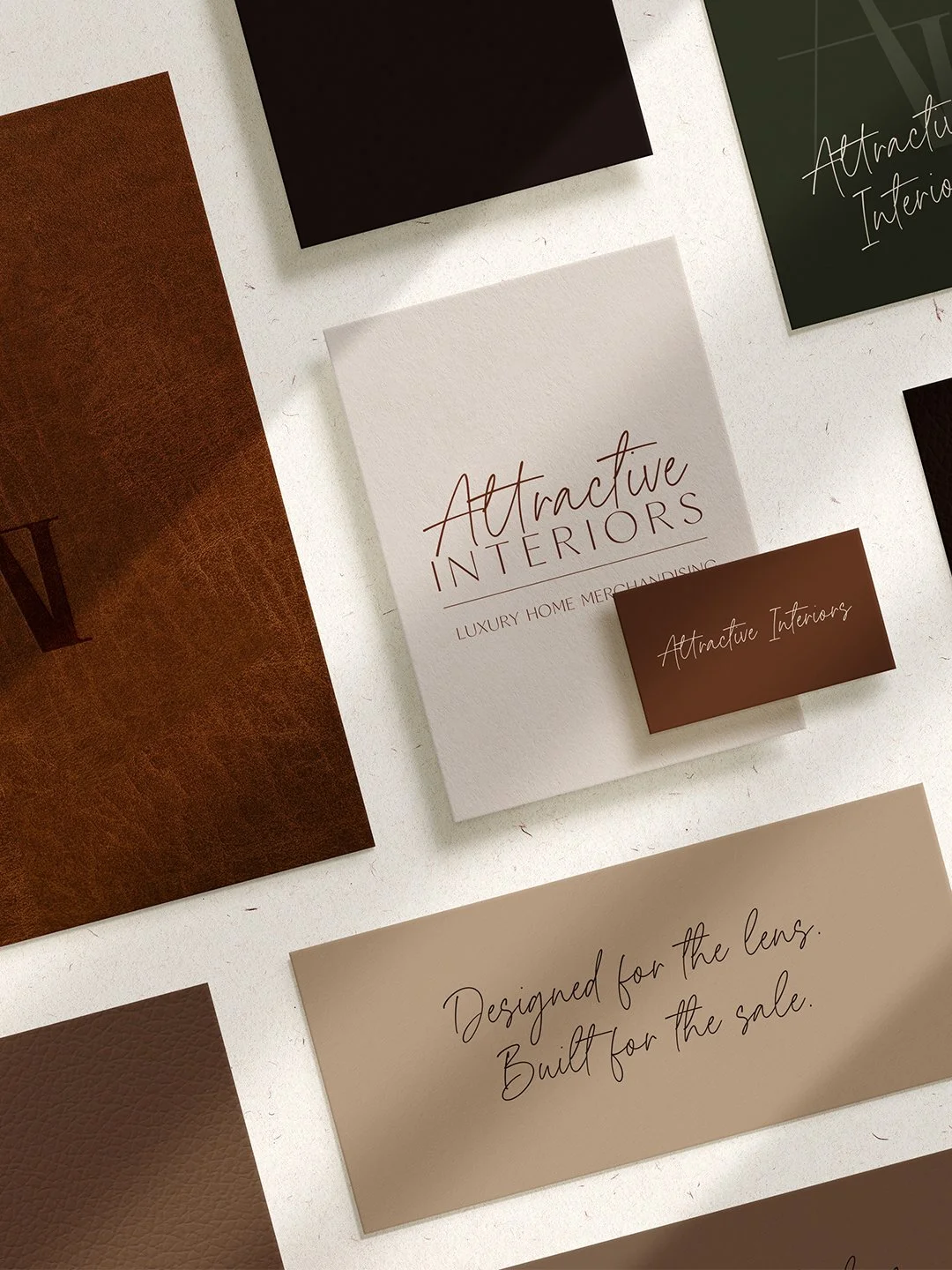 Attractive Interiors was already doing luxury-level work. Their brand needed to reflect it.

When Heather came to us, she wanted to elevate an existing identity to better match the highly curated, design-driven experience Attractive Interiors had bec