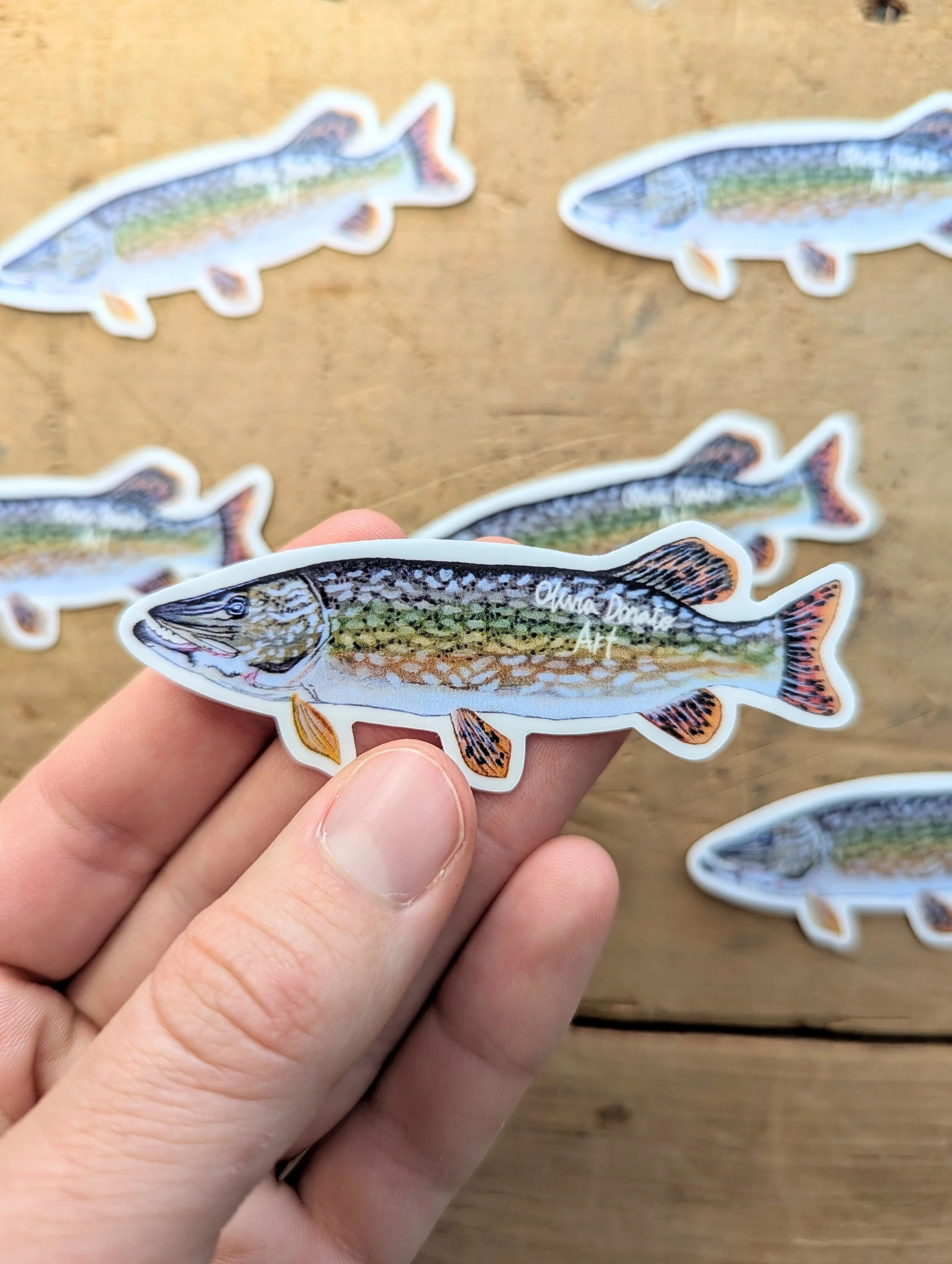 Northern Pike Sticker