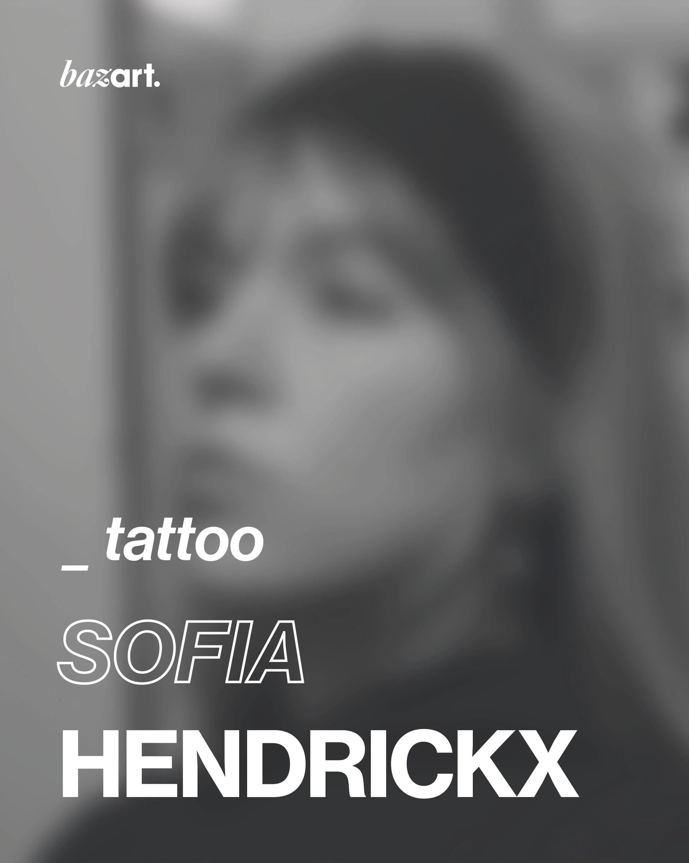 Bazart 5 &bull; LINE-UP /&nbsp;@sofiahendrikx 
-
Come and get a tattoo from&nbsp;@sofiahendrikx on the fifth edition of&nbsp;@bazart.brussels&nbsp;at&nbsp;@place_noord&nbsp;on 19 &amp; 20.06.26. 
-
Viens te faire tatouer par @sofiahendrikx lors de la