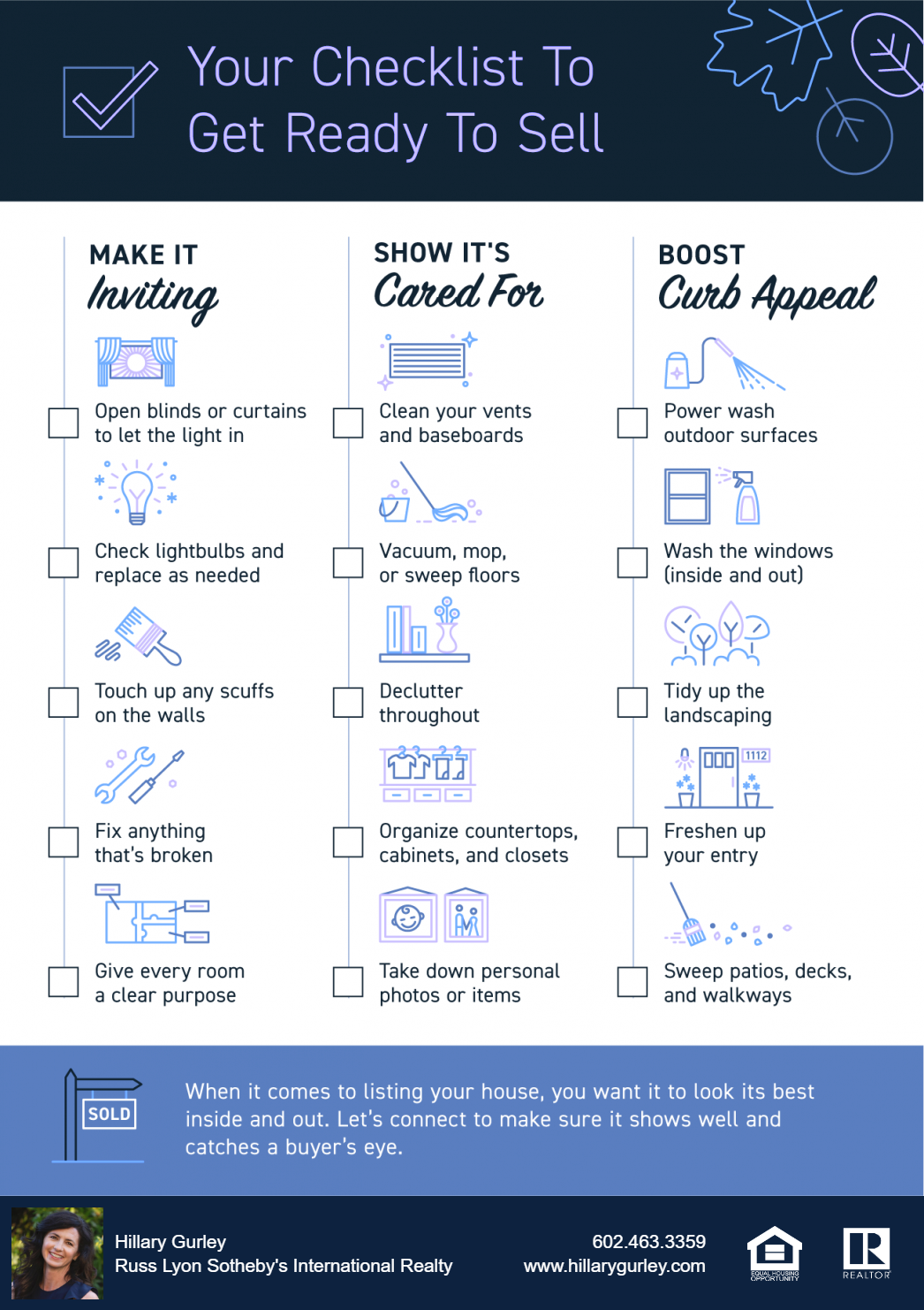 Your Checklist To Get Ready to Sell