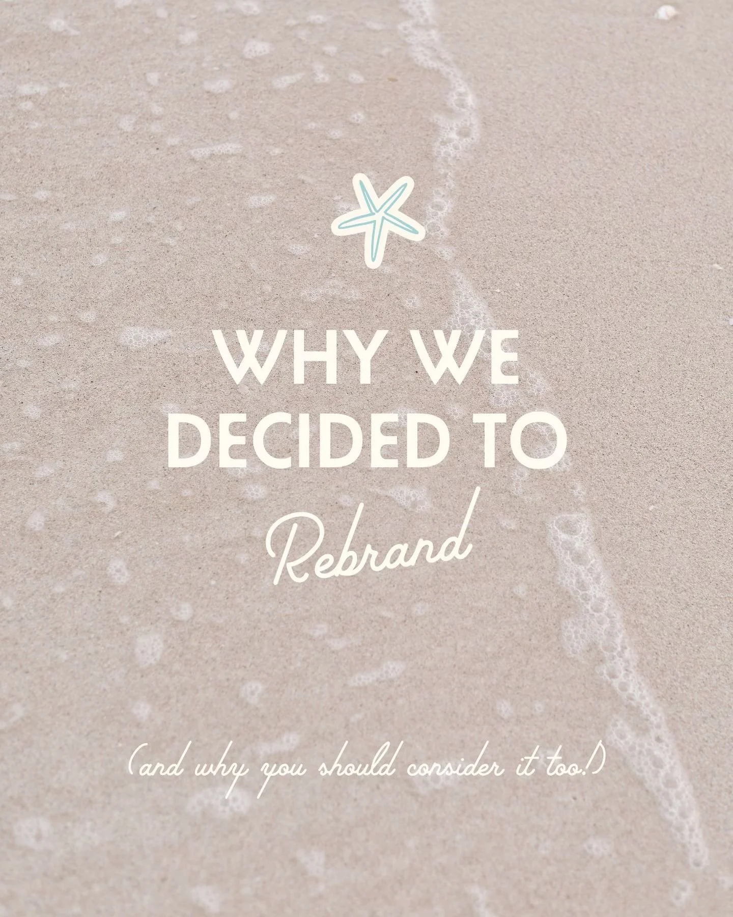 New name, logo and website - oh my! 🌊 Swipe to see WHY we made these exciting changes and discover if your business might need a makeover too! ✨

Plus, we&rsquo;re revealing 3 key questions to consider 💡and how rebranding can attract your dream cli