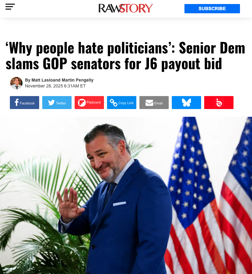 Screengrab of LCB founder Matt Laslo's exclusive for Raw Story