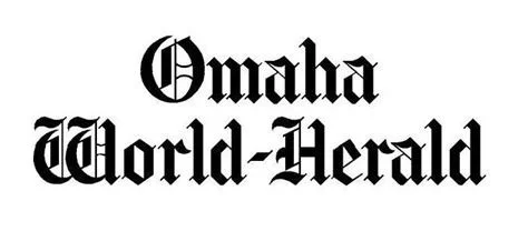 Paper's logo uses old fashioned font to spell Omaha World-Herald 