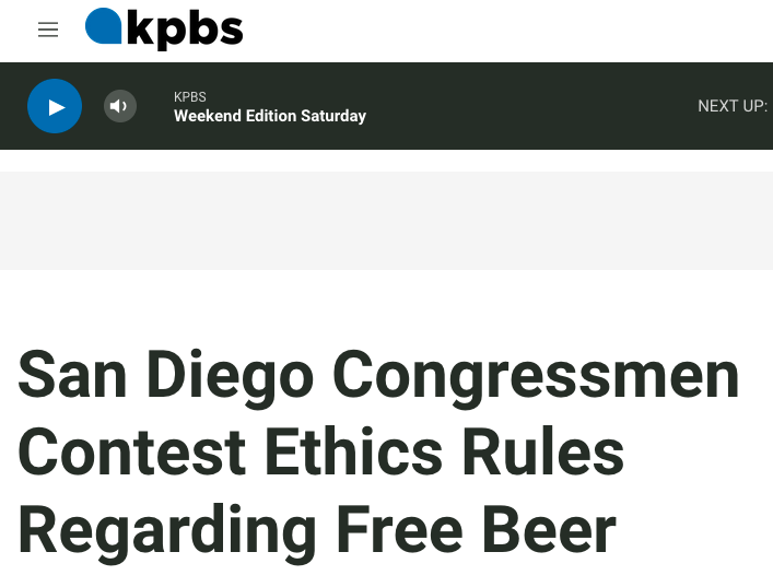 Screengrab of Matt Laslo's craft beer feature for San Diego's KPBS
