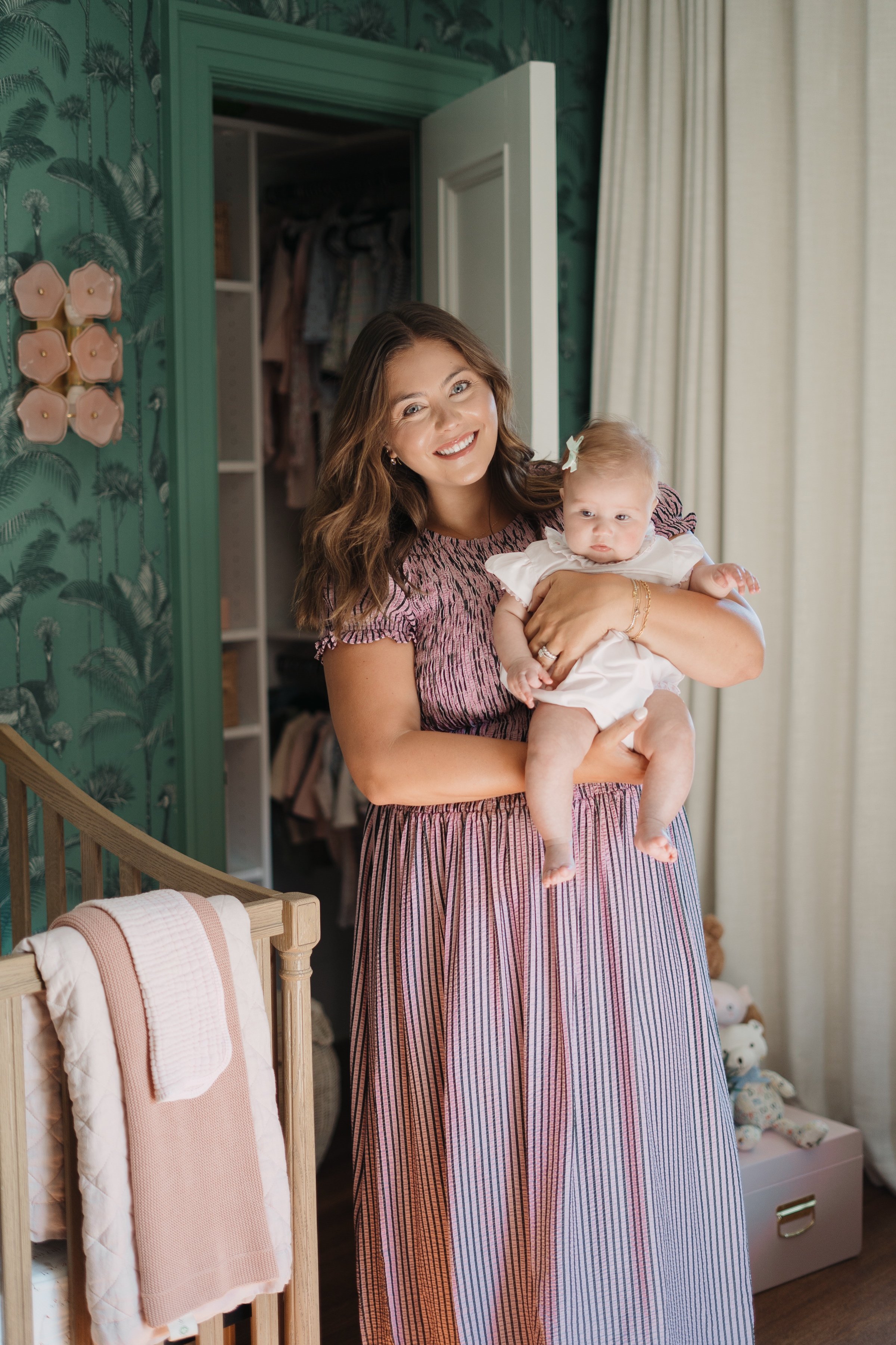 Inside Camille’s Nursery: A Green Baby Girl Nursery Reveal