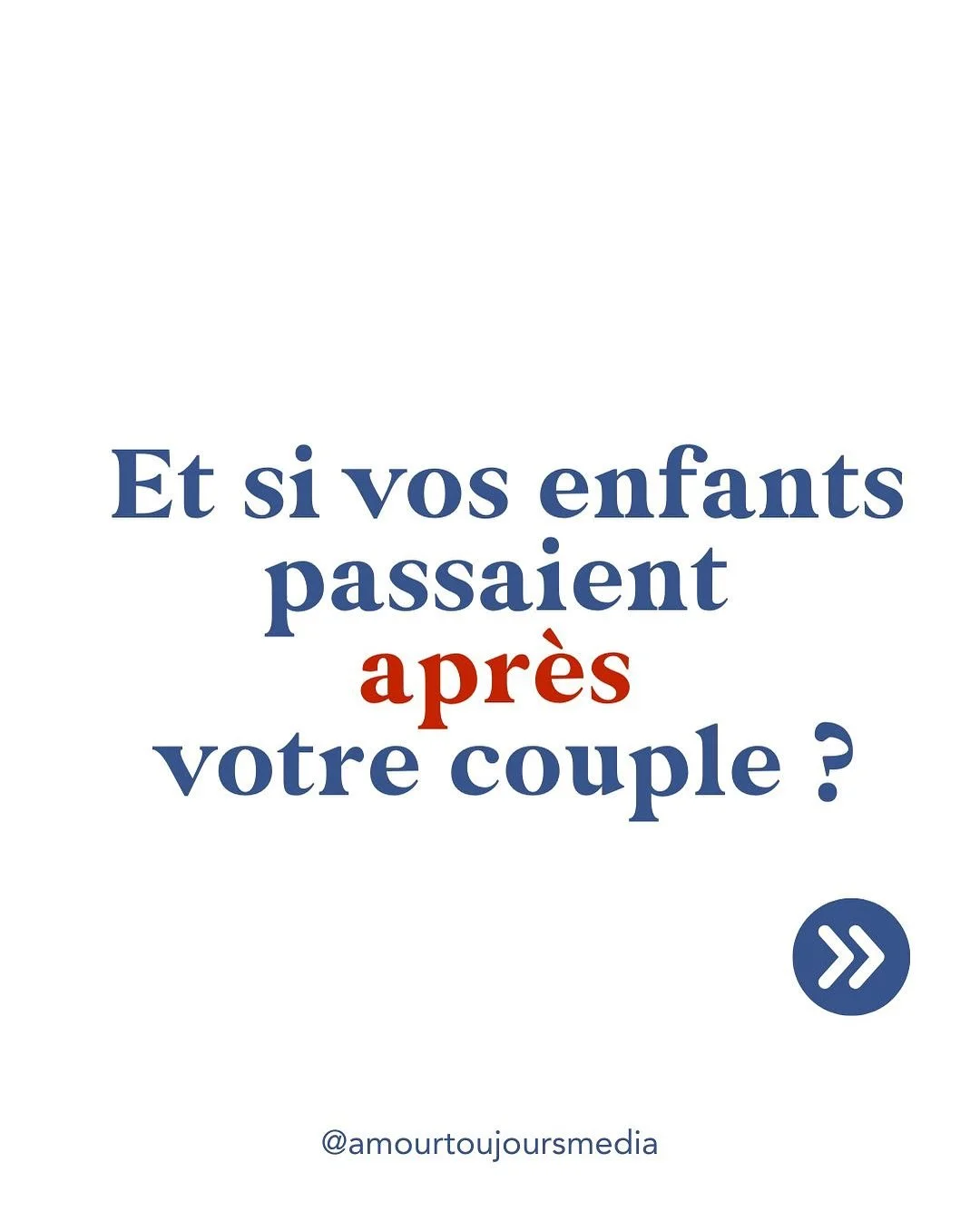 On me demande souvent : &ldquo;Pourquoi dis-tu que le couple doit passer avant les enfants ?&rdquo;

Beaucoup pensent que cela signifie n&eacute;gliger ses enfants&hellip; C&rsquo;est &eacute;videmment tout l&rsquo;inverse !