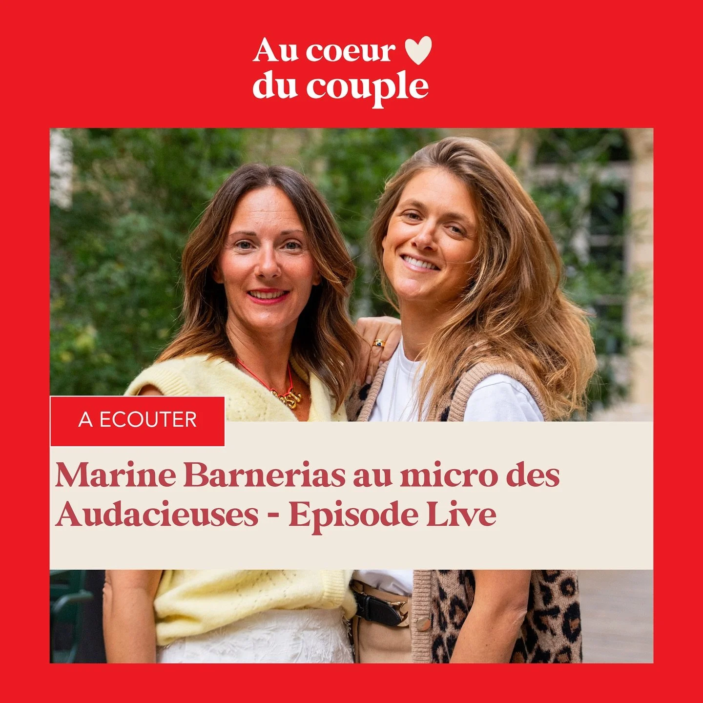 Marine Barn&eacute;rias ou L&rsquo;audace de vivre pleinement ☀️

Dans cet &eacute;pisode, enregistr&eacute; en live et en public lors de la soir&eacute;e Les Audacieuses, nous avons eu la joie d&rsquo;interviewer Marine Barn&eacute;rias, une femme s