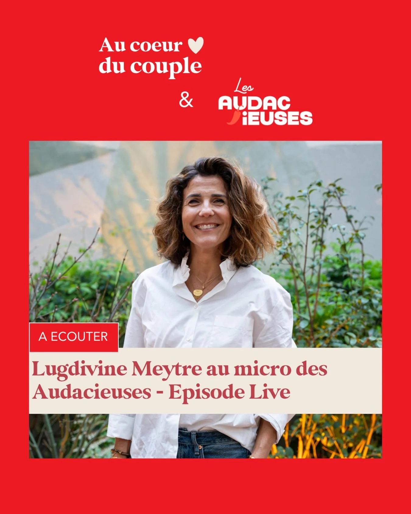 🎙️Dans cet &eacute;pisode live exceptionnel, j&rsquo;ai le plaisir de recevoir, avec Les Audacieuses, Lugdivine Meytre, alias @ludipilates , pour une conversation &agrave; la fois intime, profonde et &eacute;clairante autour d&rsquo;un sujet qui nou