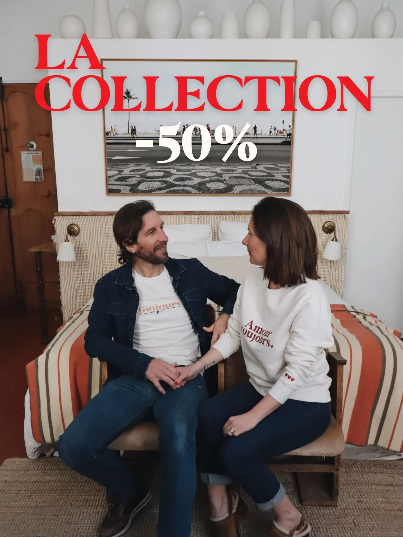 Non. Vous ne r&ecirc;vez pas ! 

Pour c&eacute;l&eacute;brer la F&ecirc;te des M&egrave;res comme il se doit (et faire de la place pour le petit nouveau d&rsquo;Amour Toujours ) toute notre collection passe aujourd&rsquo;hui &agrave; -50% 🎉

L&rsquo