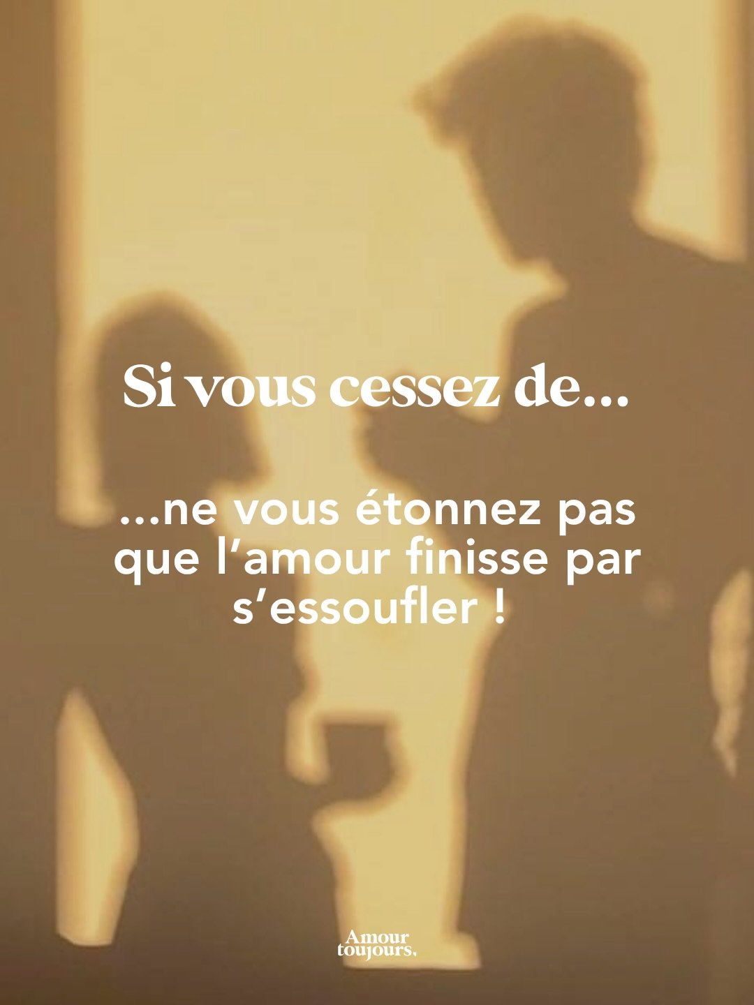 Que nourrissez-vous aujourd&rsquo;hui dans votre relation : la connexion ou juste le quotidien ? 

&hearts;️ Travaillez votre connexion gr&acirc;ce aux Carnets Amour Toujours. &Agrave; d&eacute;couvrir sur AMOURTOUJOURS.CO (lien en bio)
