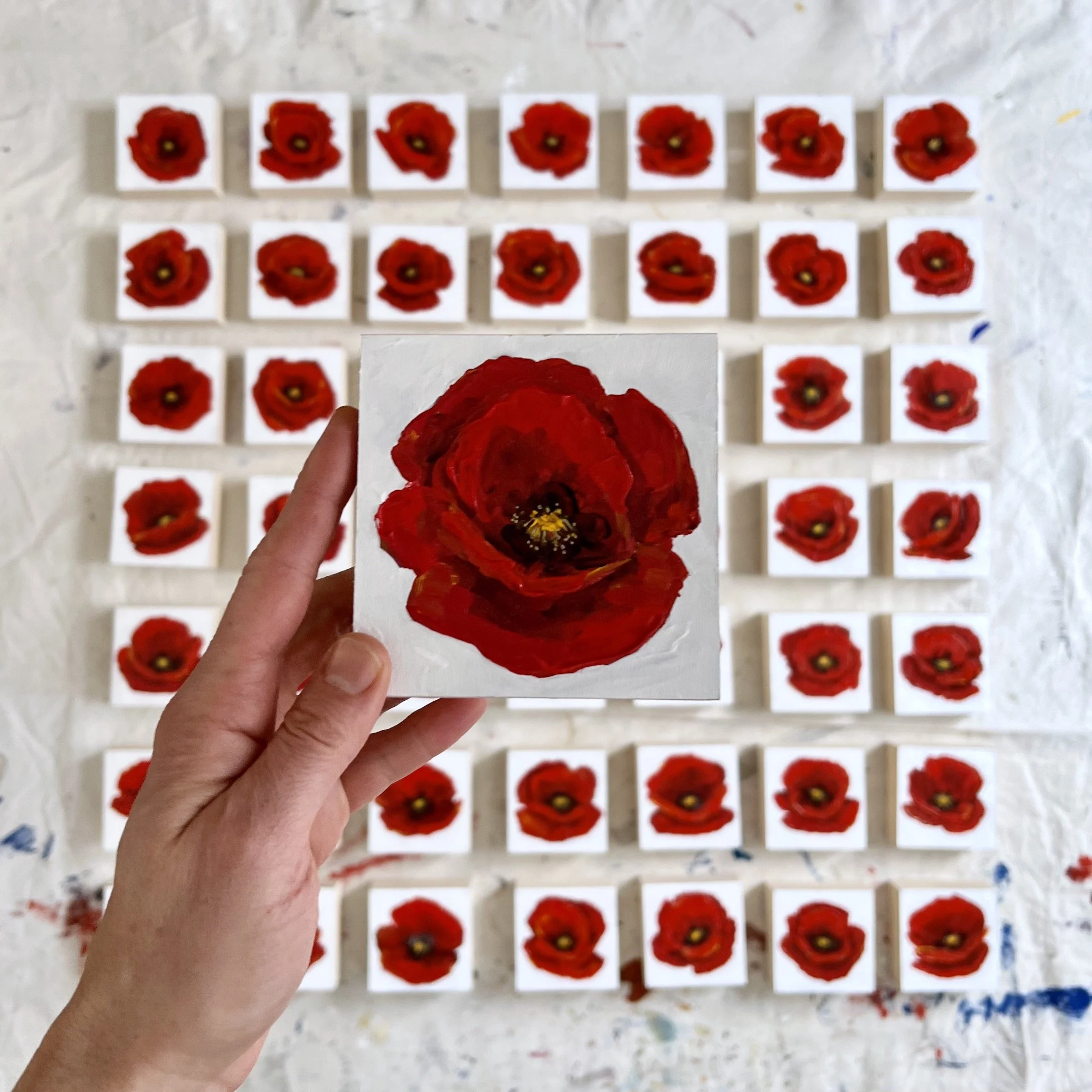 Jodi Miller 50 Petit Poppies 4x4 $100ea.jpeg