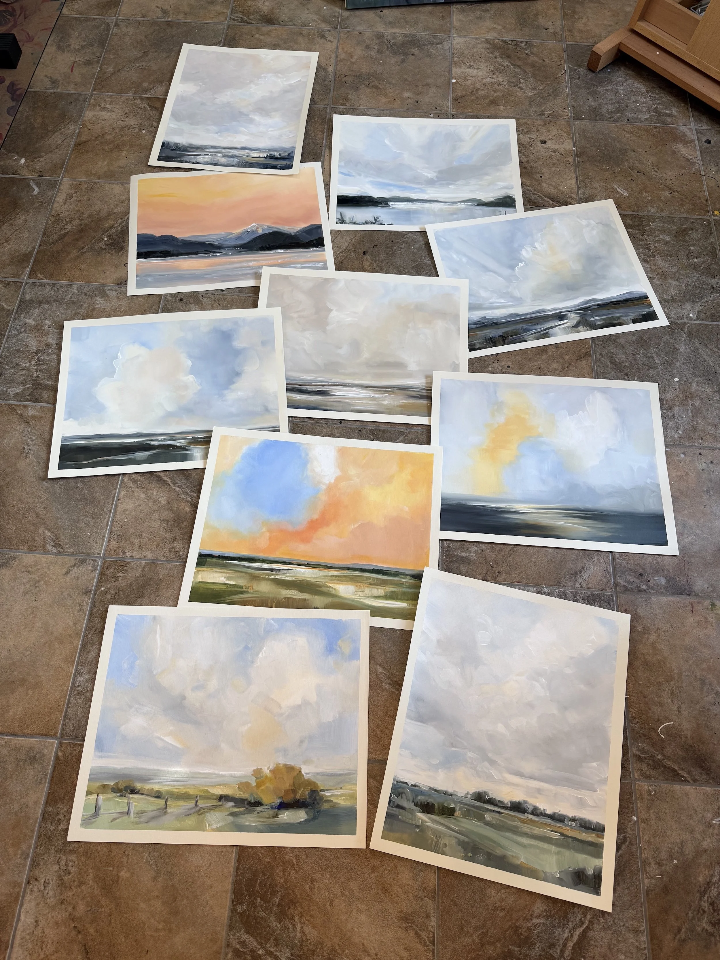 Selection of Landscape Studies available at Artspace Warehouse (Click on image to view available pieces)