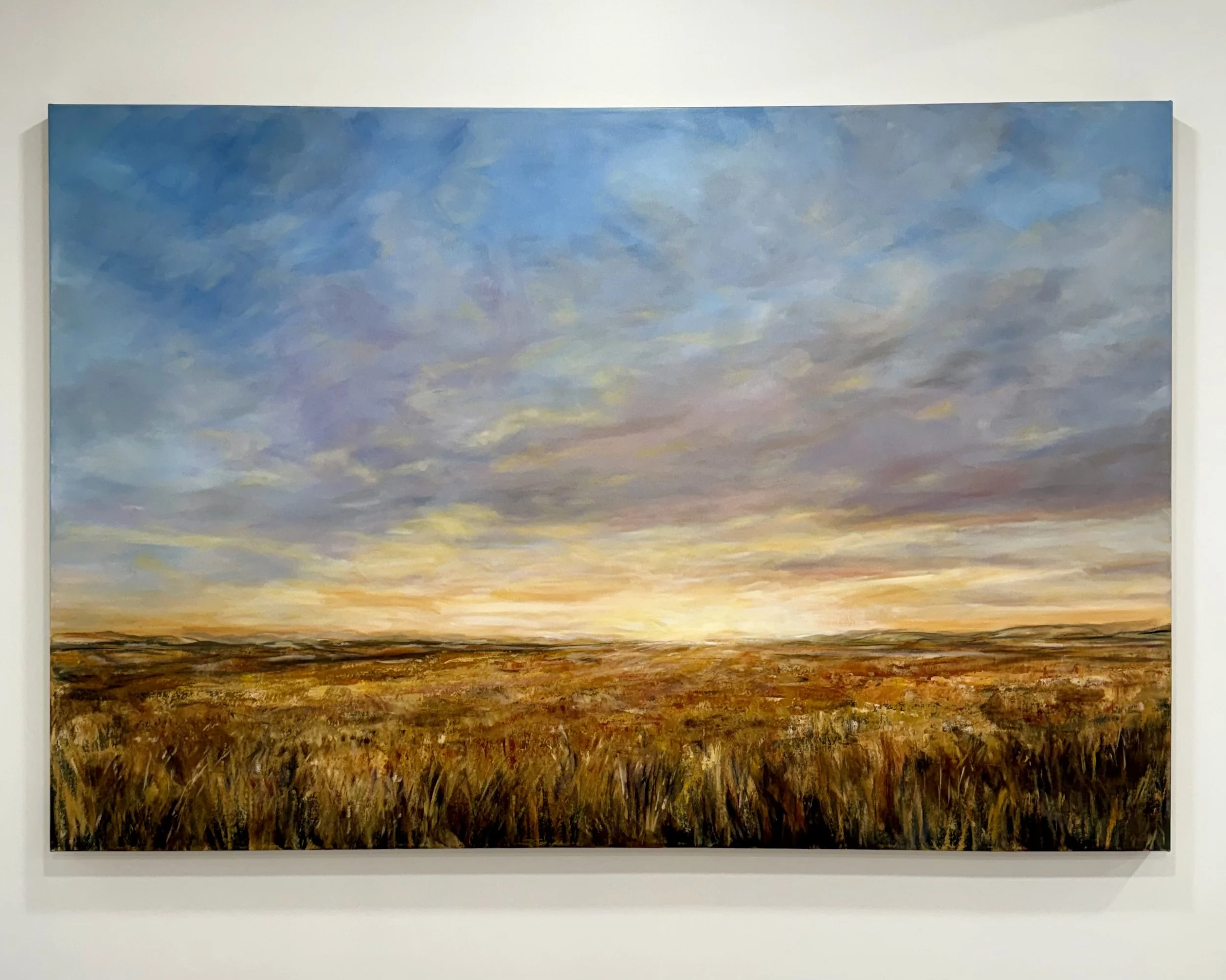 A Golden Glow | Acrylic, graphite and metallic paint on canvas, 40x60 inches | 

$4500 with Avens Gallery 

 INQUIRE 