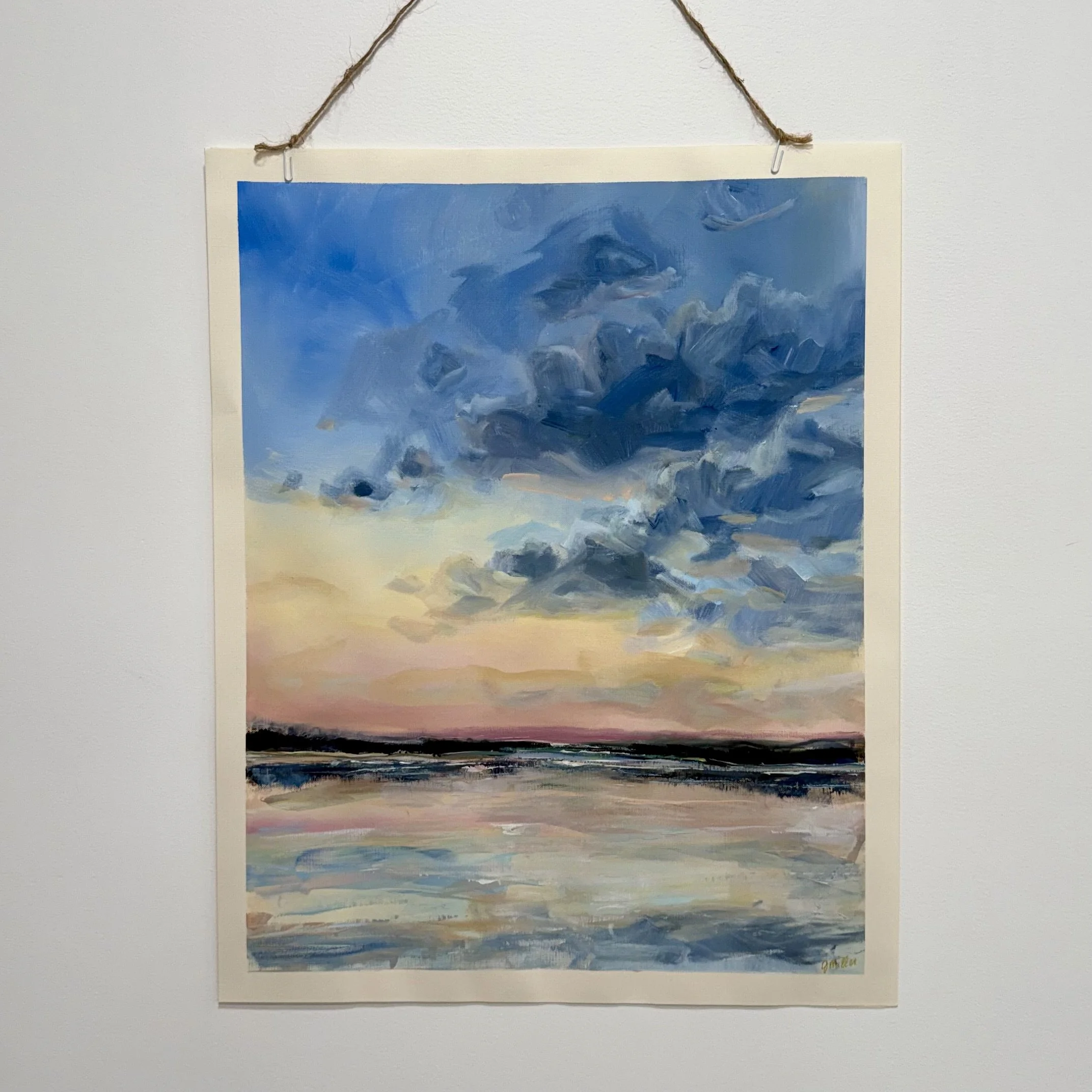 Landscape Study 270 | acrylic and graphite on paper, 20x16 inches  INQUIRE 