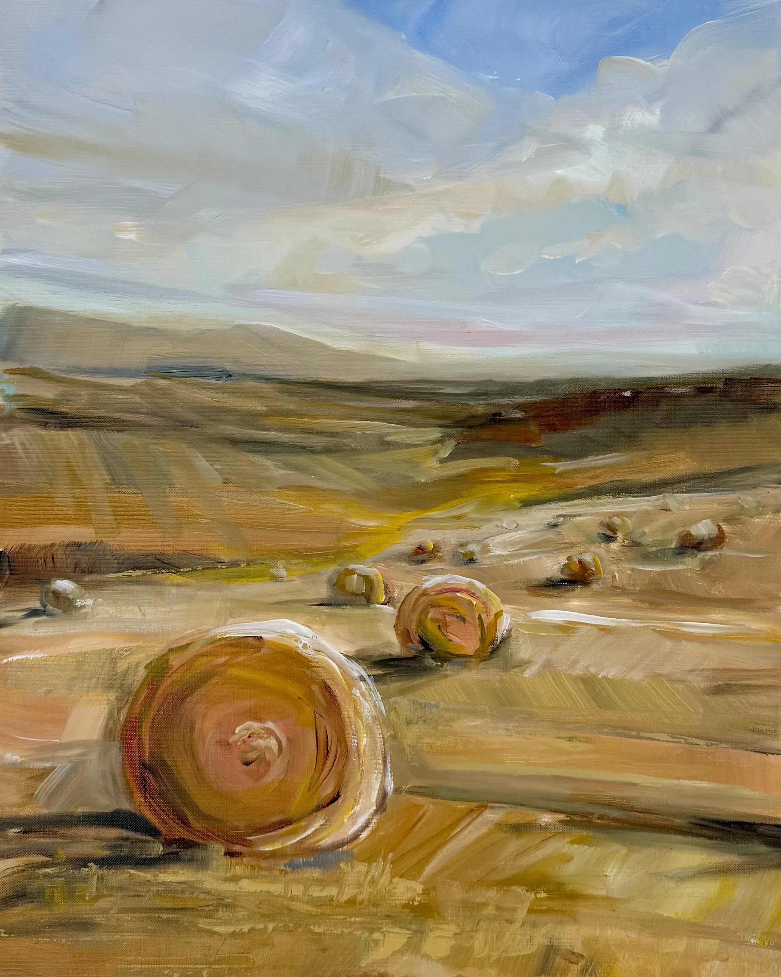 Landscape Study 268 | Acrylic and graphite on paper, 20x16 inches