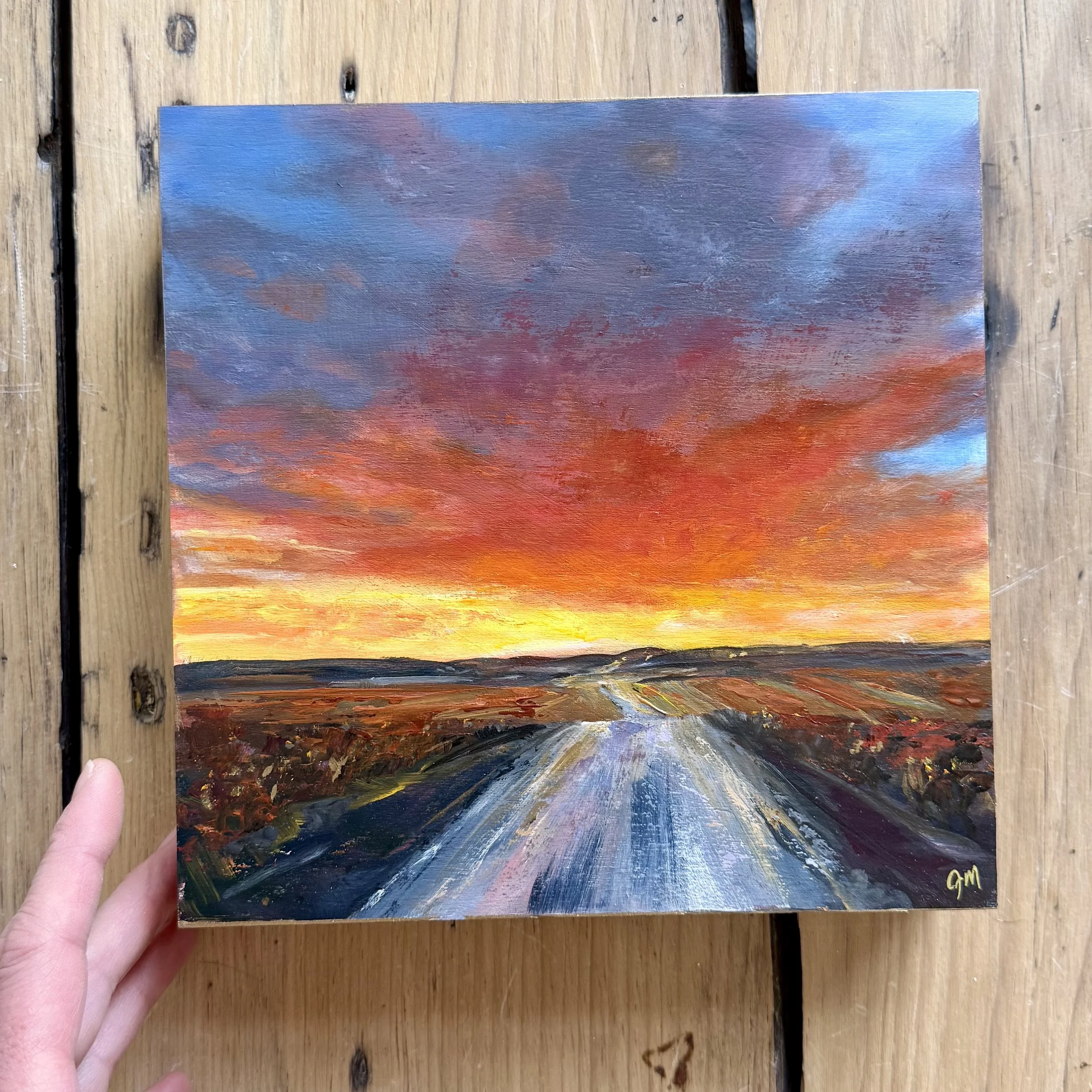 Petit Prairie 292 | Acrylic, graphite and metallic paint on cradled wood panel, 8x8 inches | $240* with Artspace Warehouse  INQUIRE  *price in USD