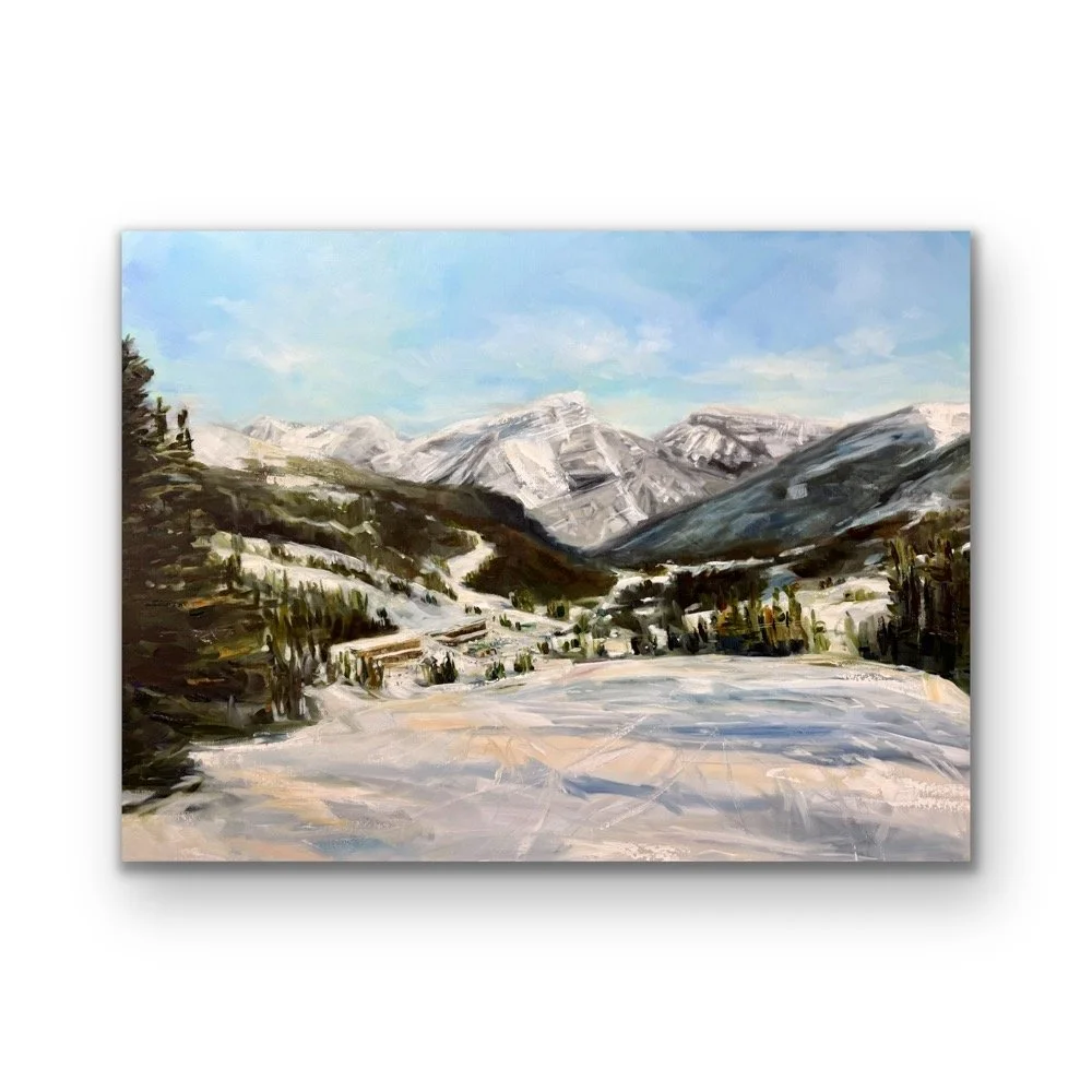 To the Village from the Great Divide, 30 x 40