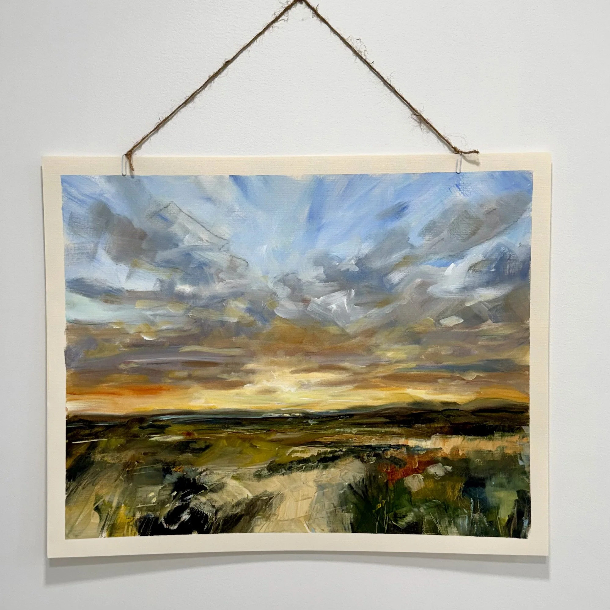 Landscape Study 274 | acrylic and graphite on paper, 16x20 inches  INQUIRE 