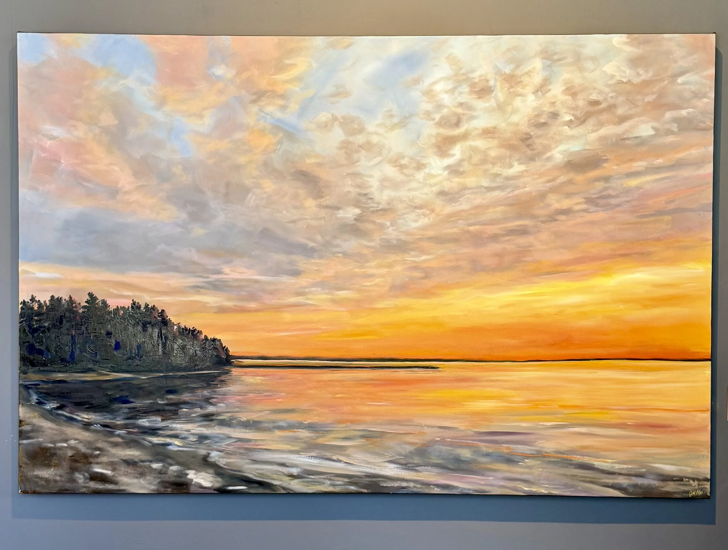 A Day to Hold On To | Acrylic and graphite on canvas, 40x60 inches  INQUIRE 