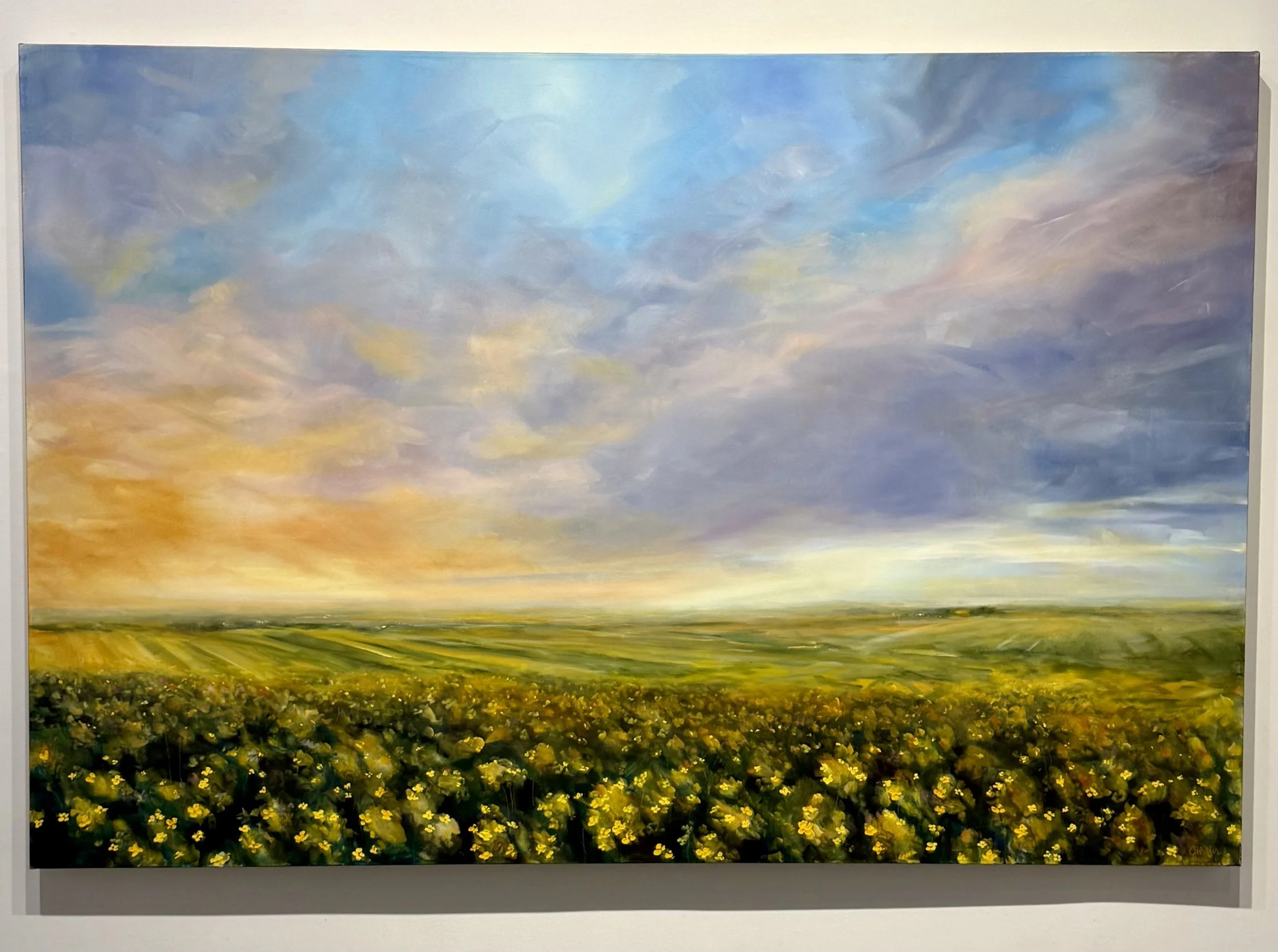 Shades of Summer | Acrylic, graphite and metallic paint on canvas, 40x60 inches | $4500 with the Gallery at Art Placement  INQUIRE 