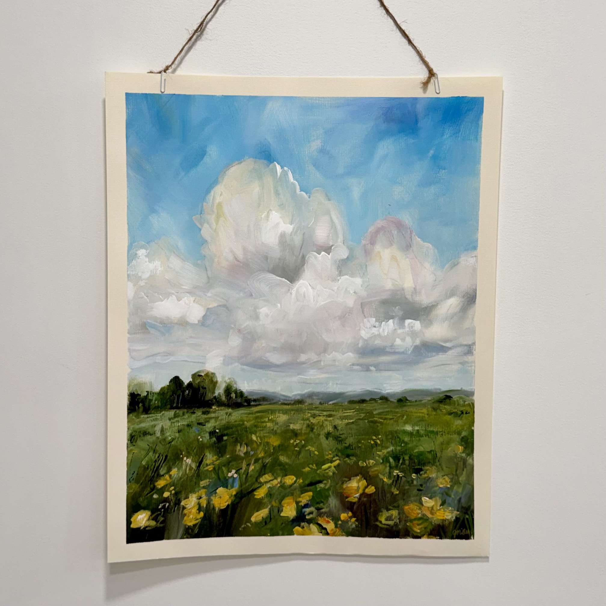 Landscape Study 281 | acrylic and graphite on paper, 20x16 inches  INQUIRE  
