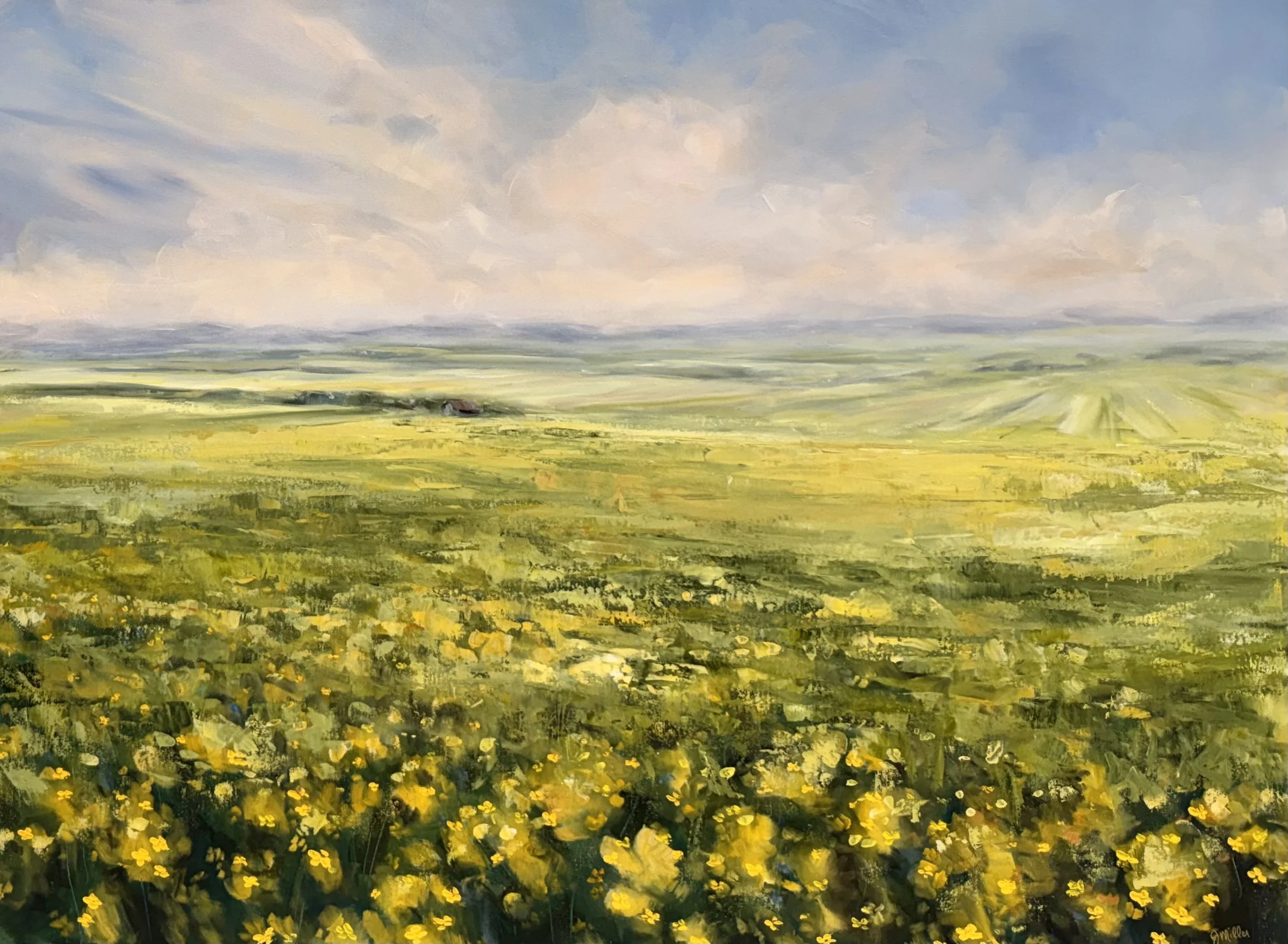 Somewhere Near Home | Acrylic on canvas, 30x40 inches  INQUIRE 